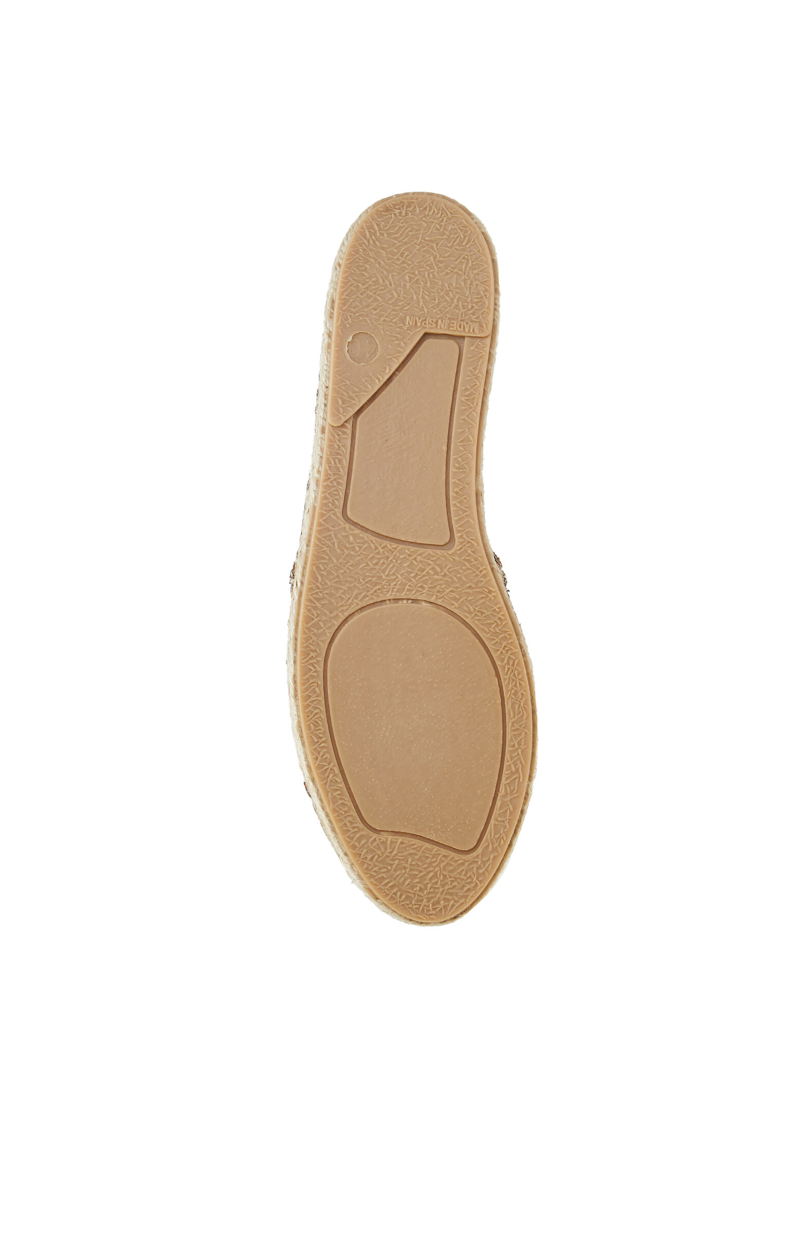 Vizon Desenli Kadın Keten Espadril