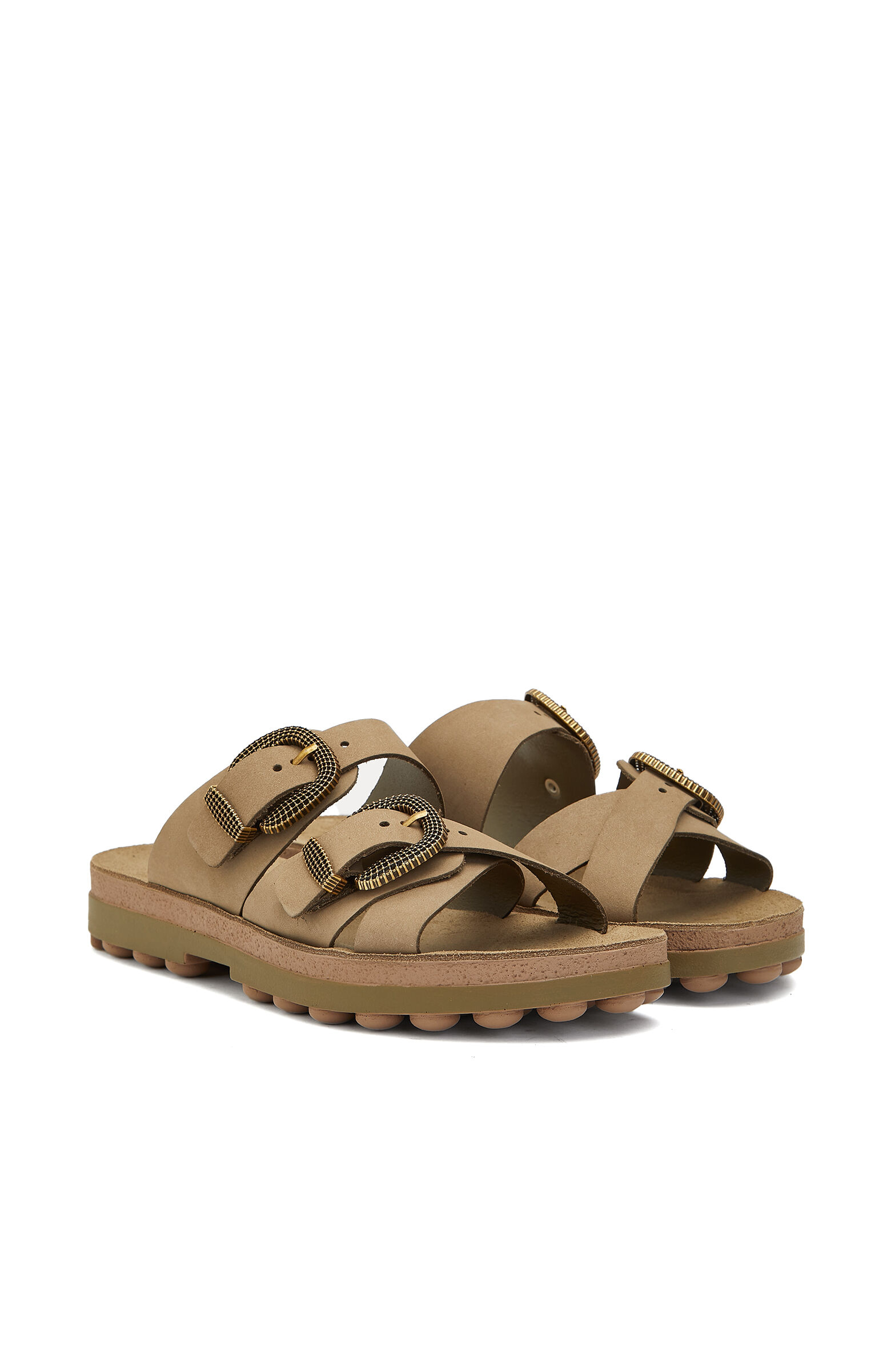 Tan Women's Casual Comfortable Nubuck Slippers