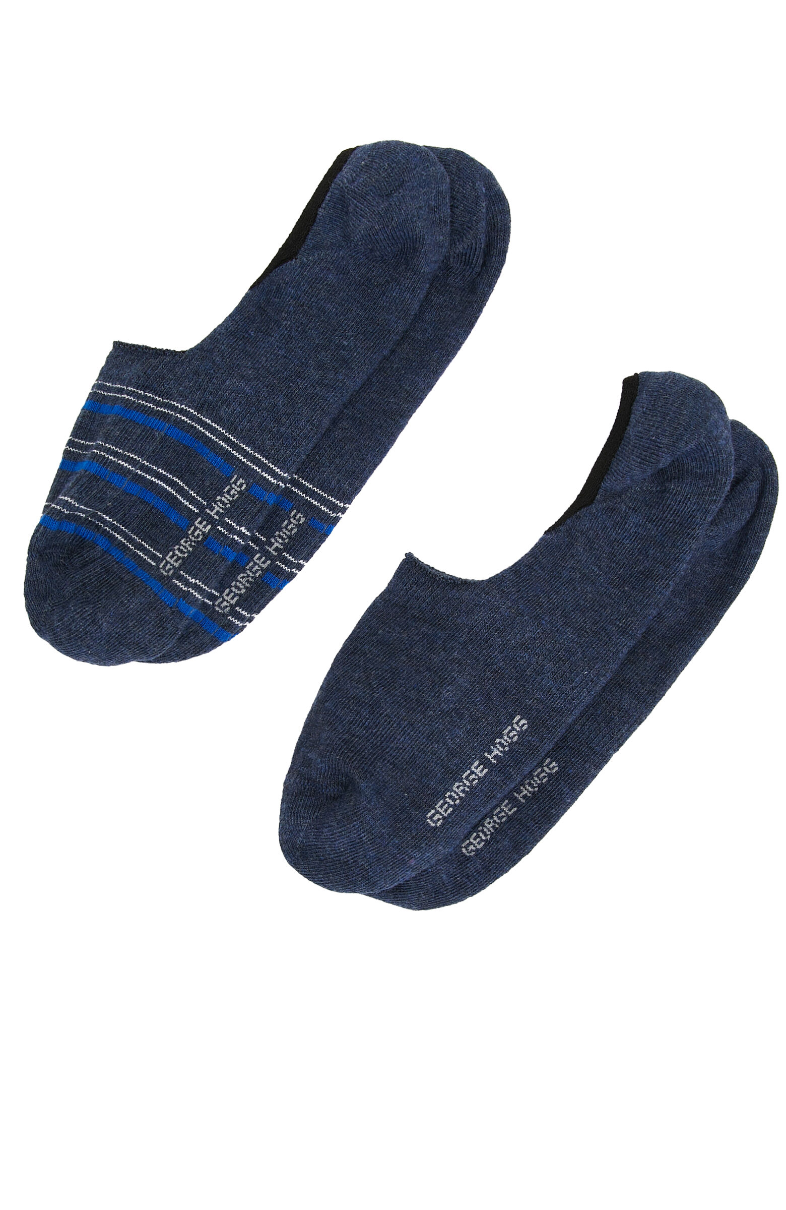 Indigo Men's 2-Pack Plain Socks