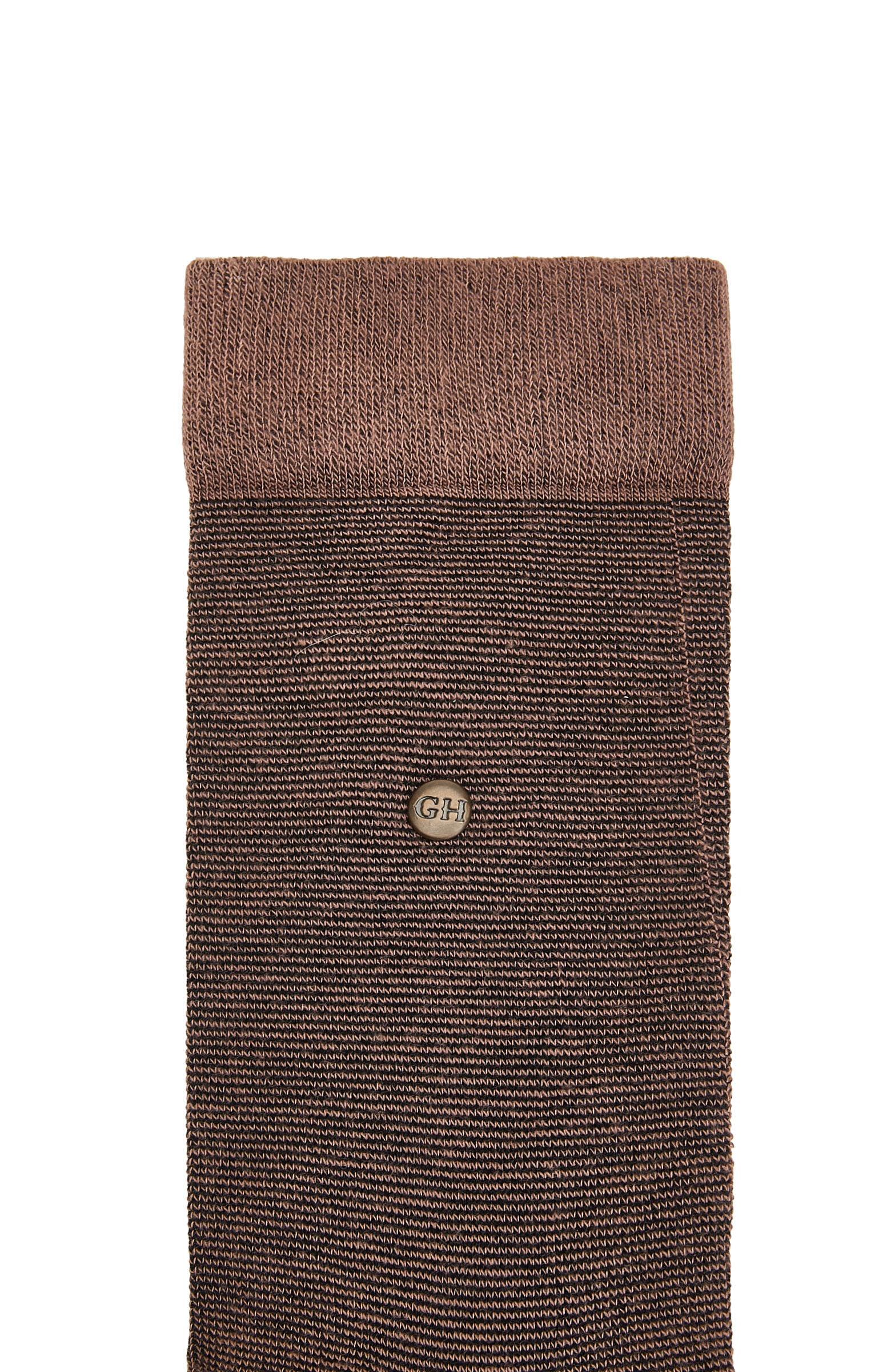 Kahverengi Erkek Düz Soket Çorap