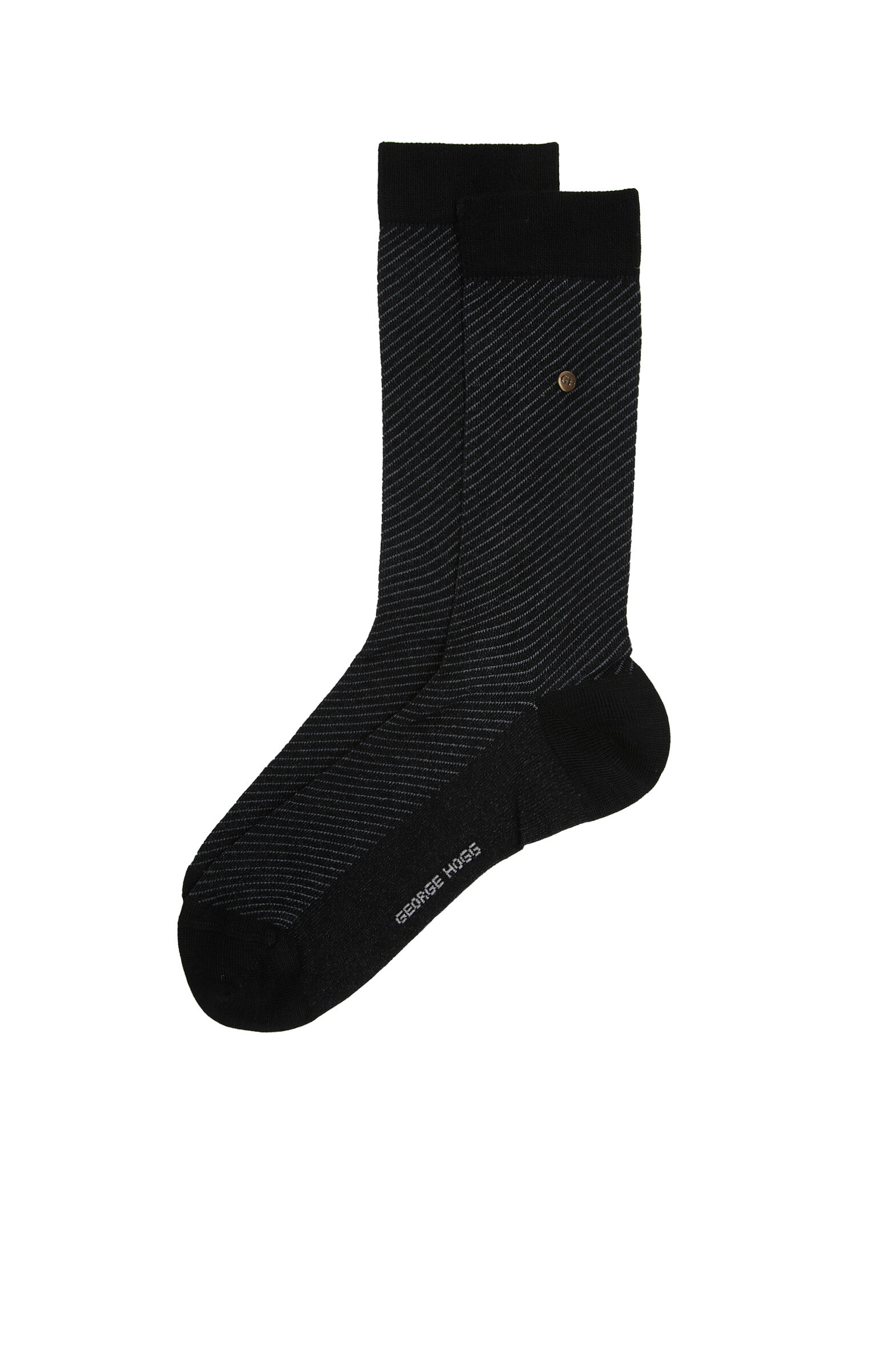 Navy Blue Men's Flat Socket Socks