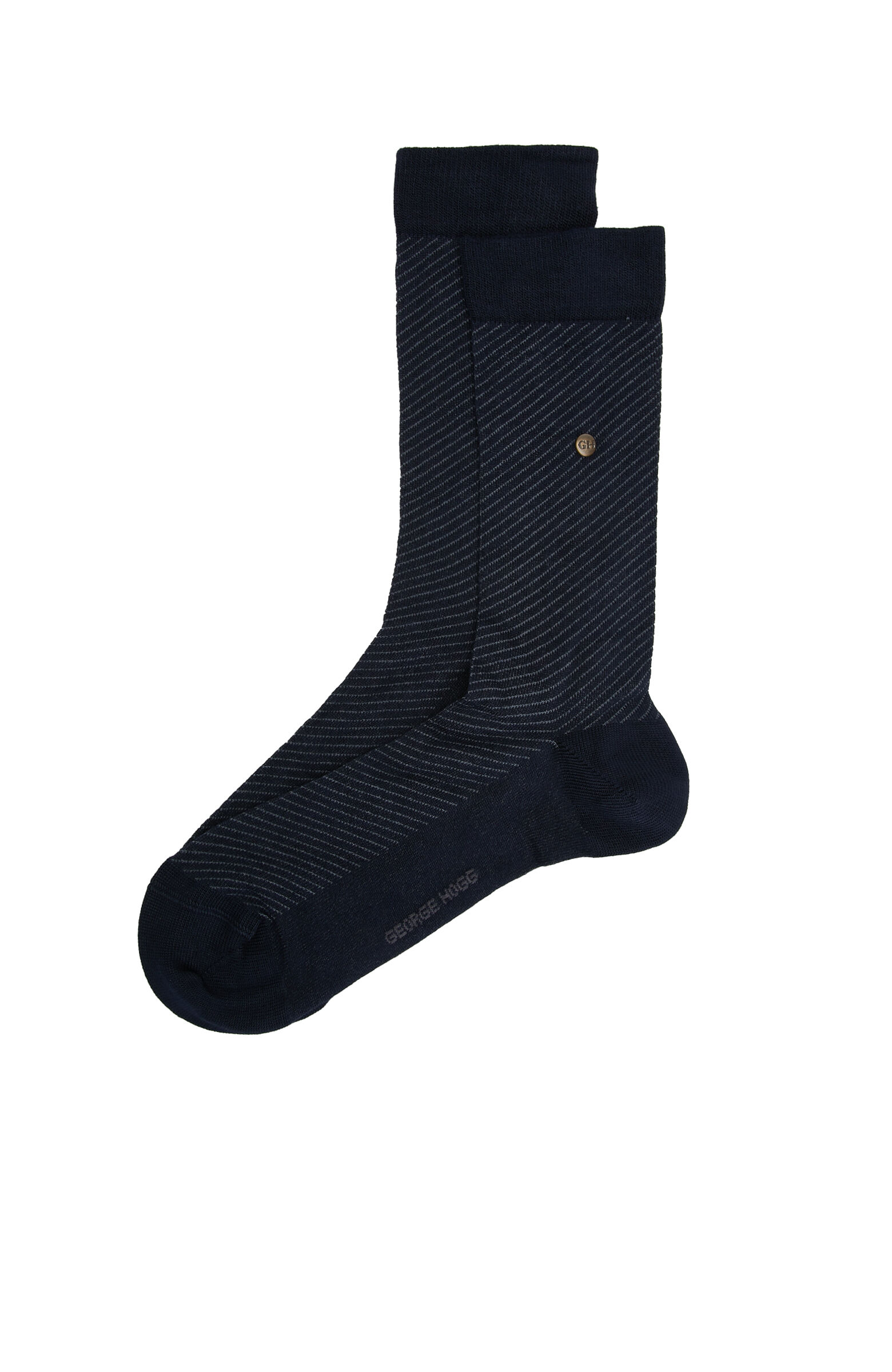 Navy Blue Men's Flat Socket Socks