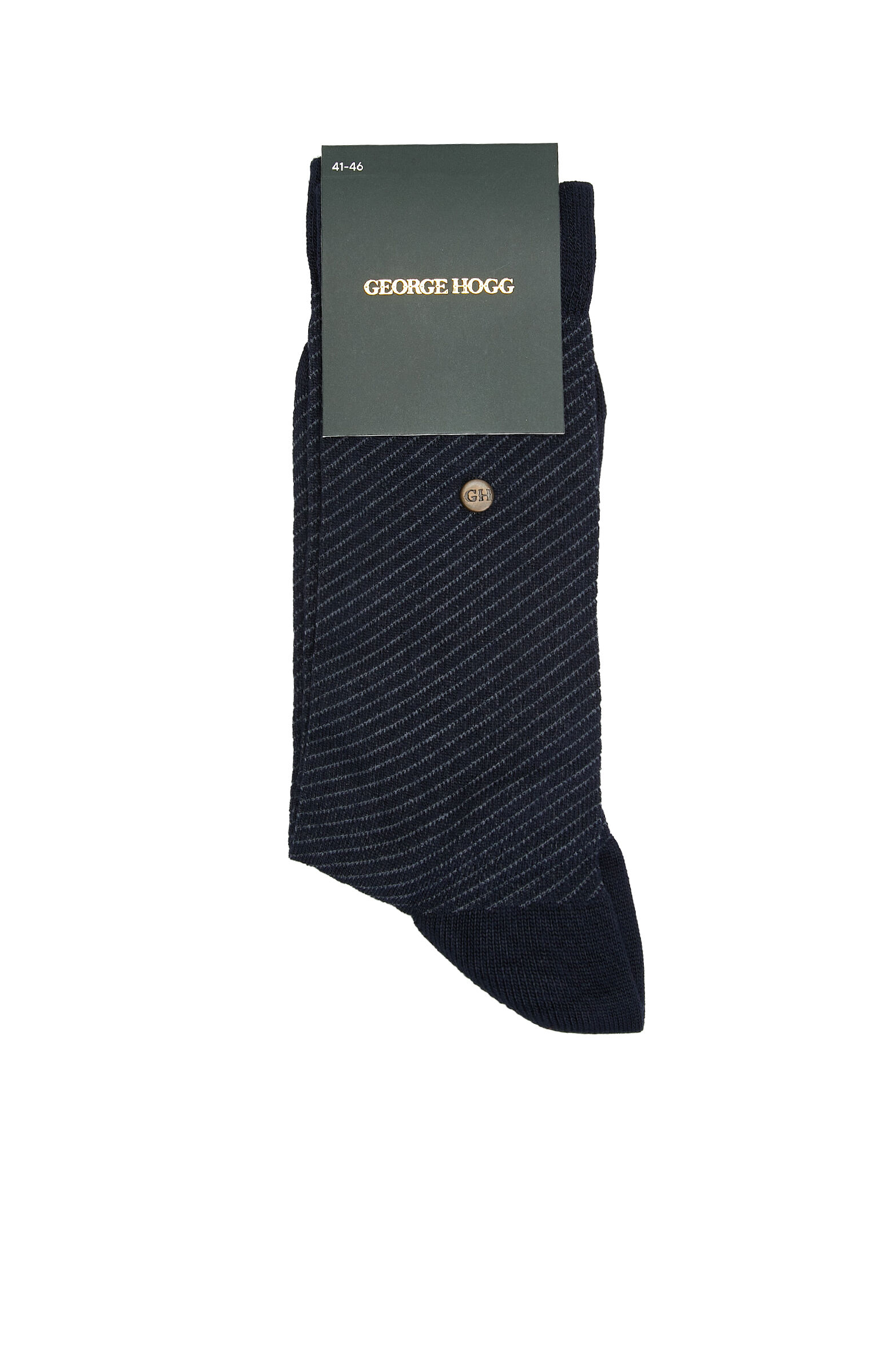 Navy Blue Men's Flat Socket Socks