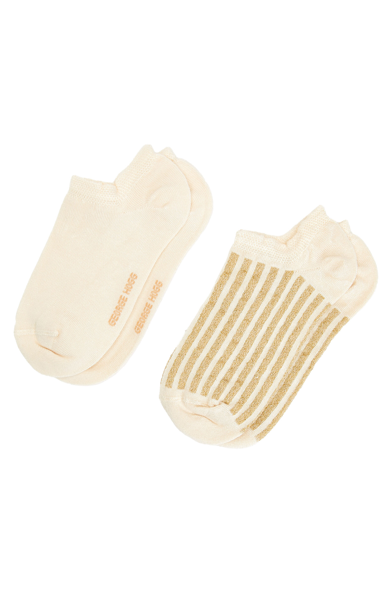 Ekru 2li Kadın Sneaker Çorap Seti