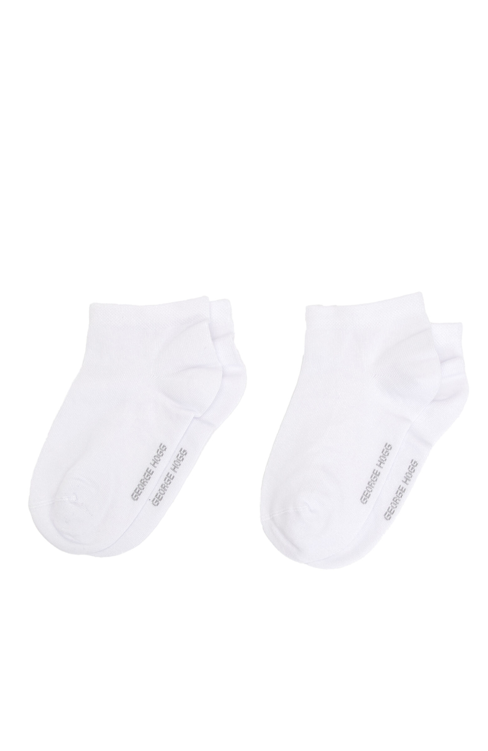 Beyaz 2li Kadın Bambu Patik Çorap Seti