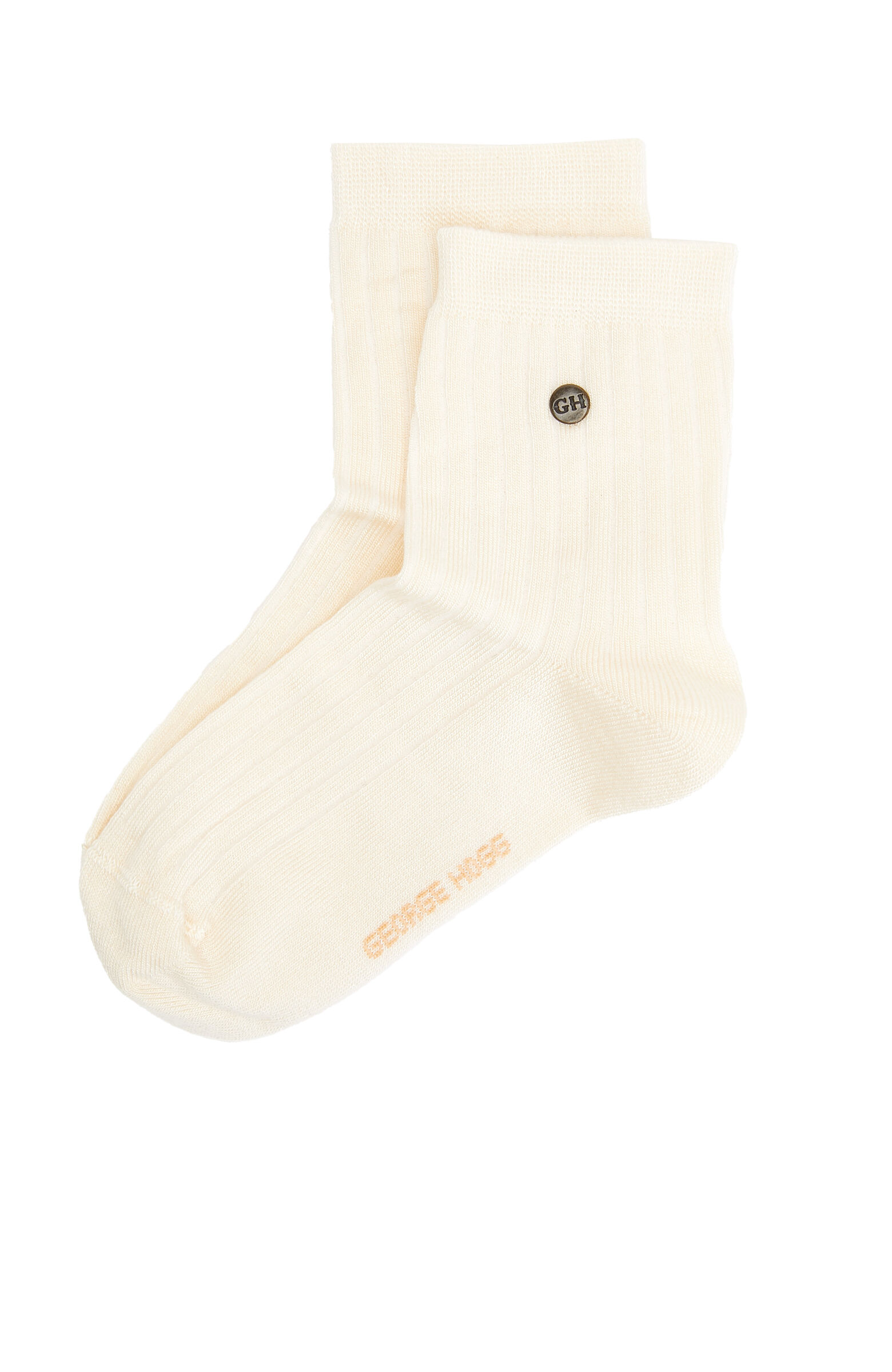 Ekru Kadın Bambu Soket Çorap