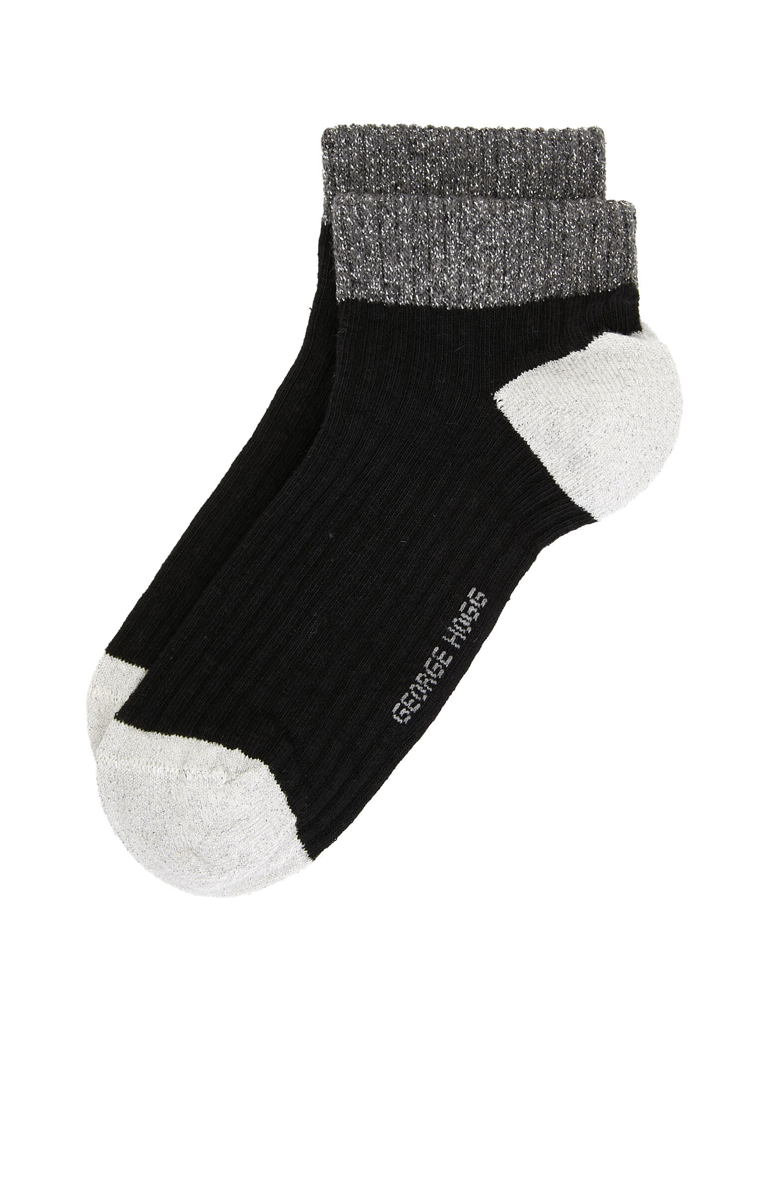 Siyah Düz Soket Çorap