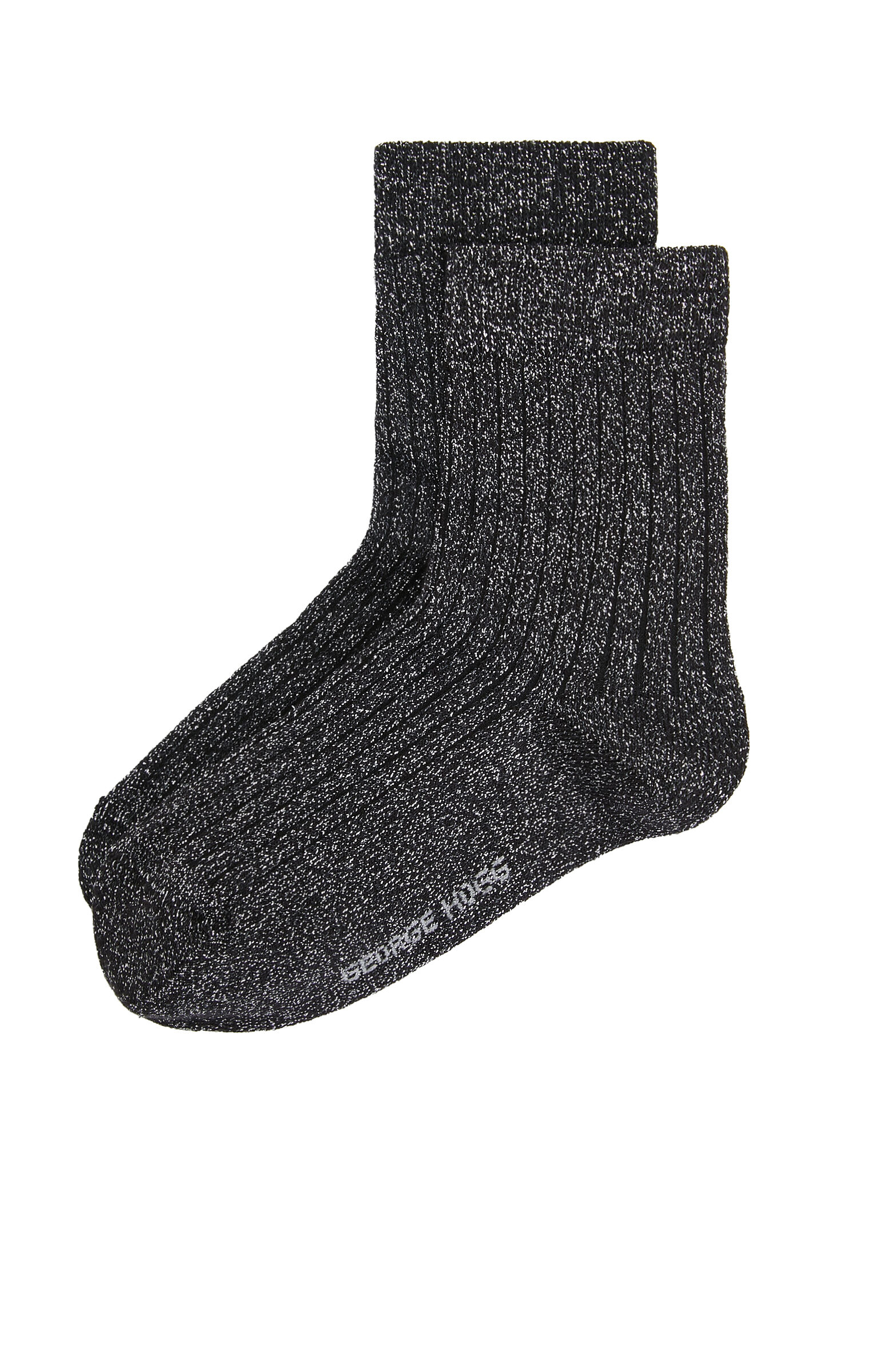 Siyah Düz Soket Çorap