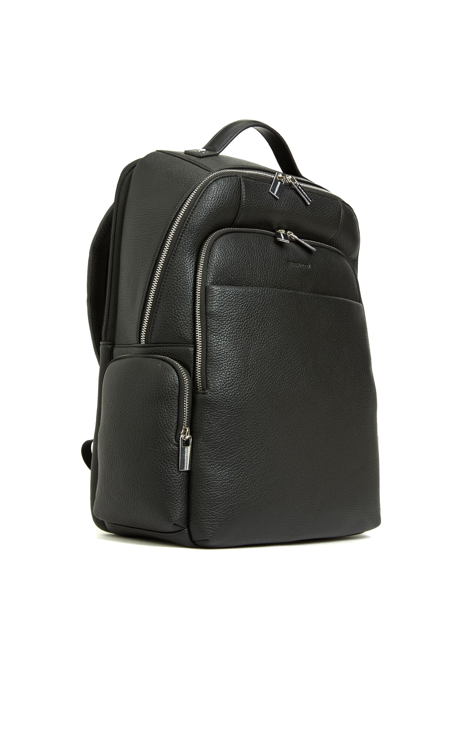 Siyah Erkek Suni Deri Sırt Çantası