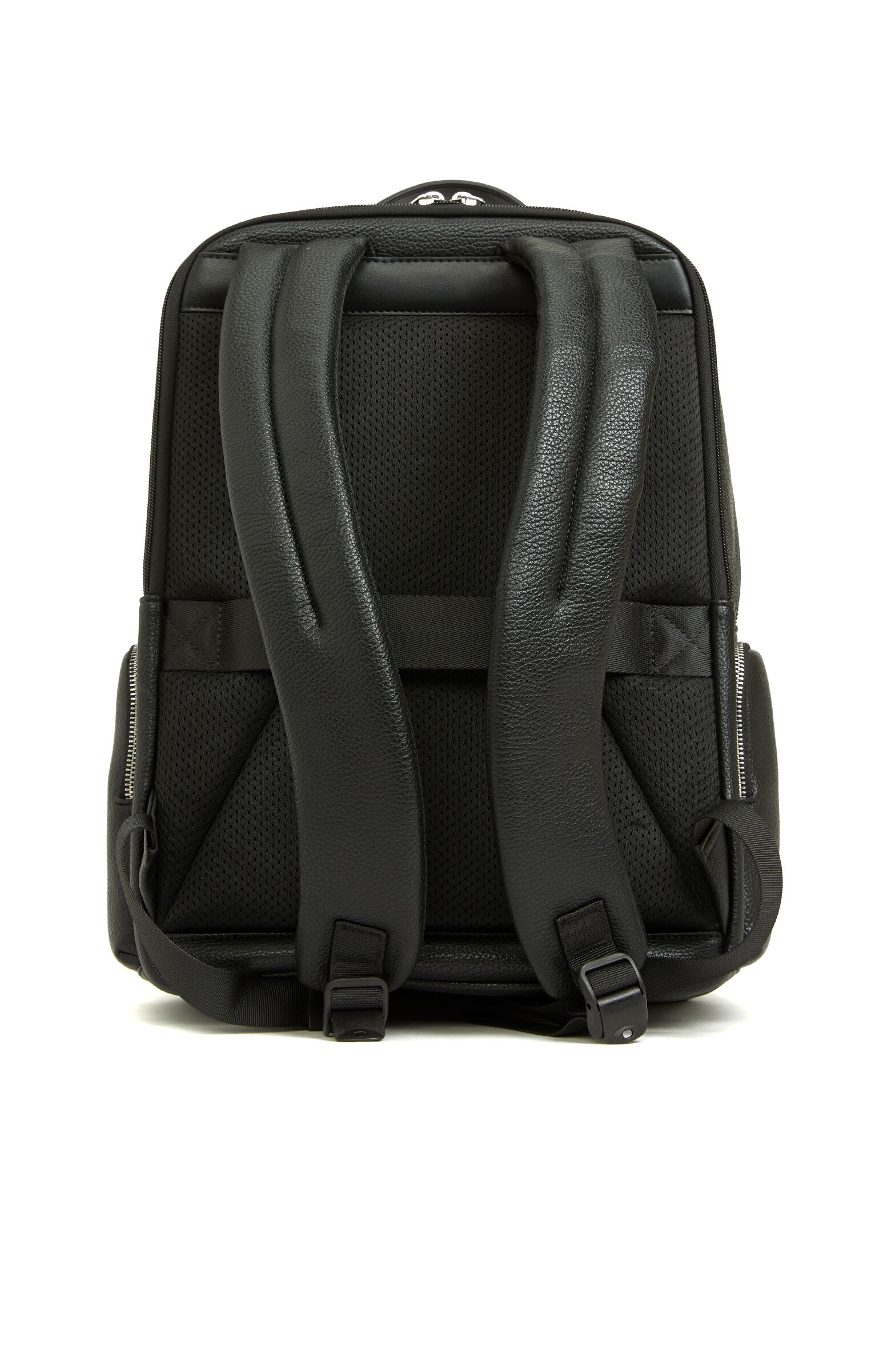 Siyah Erkek Suni Deri Sırt Çantası