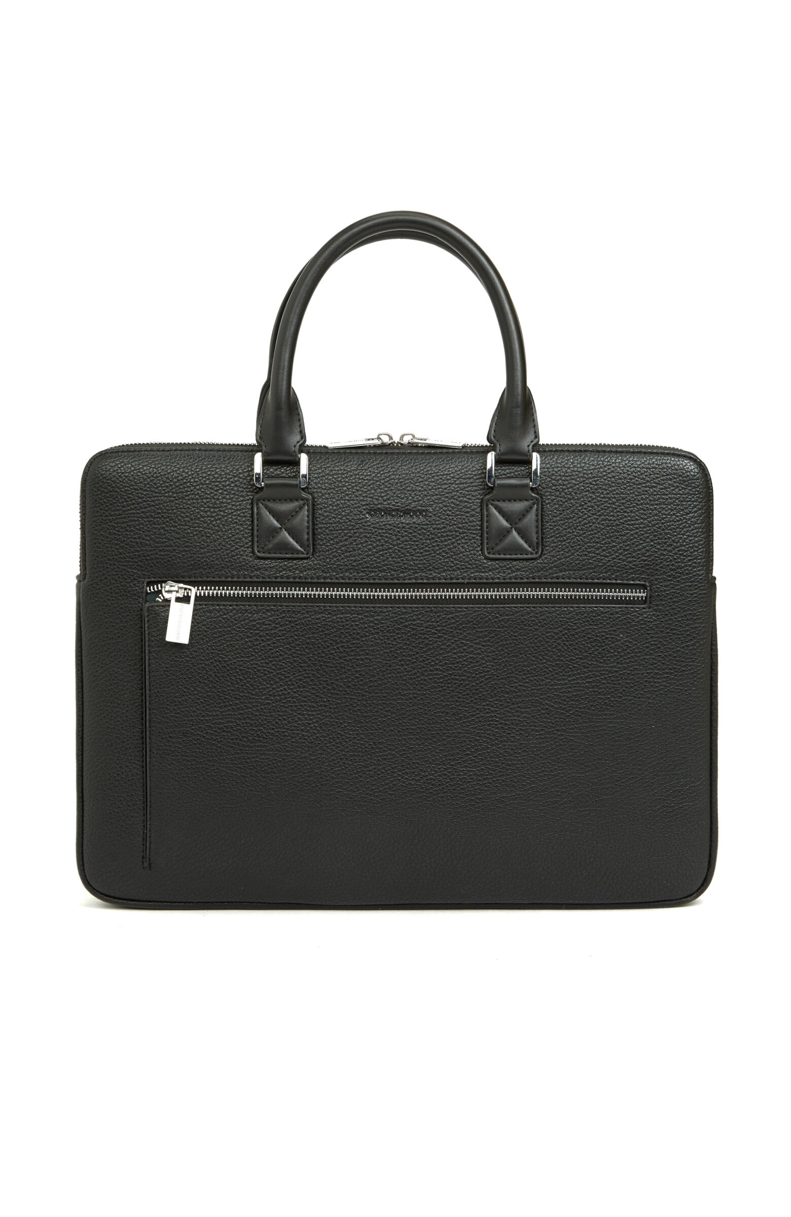 Siyah Erkek Suni Deri Laptop Çantası