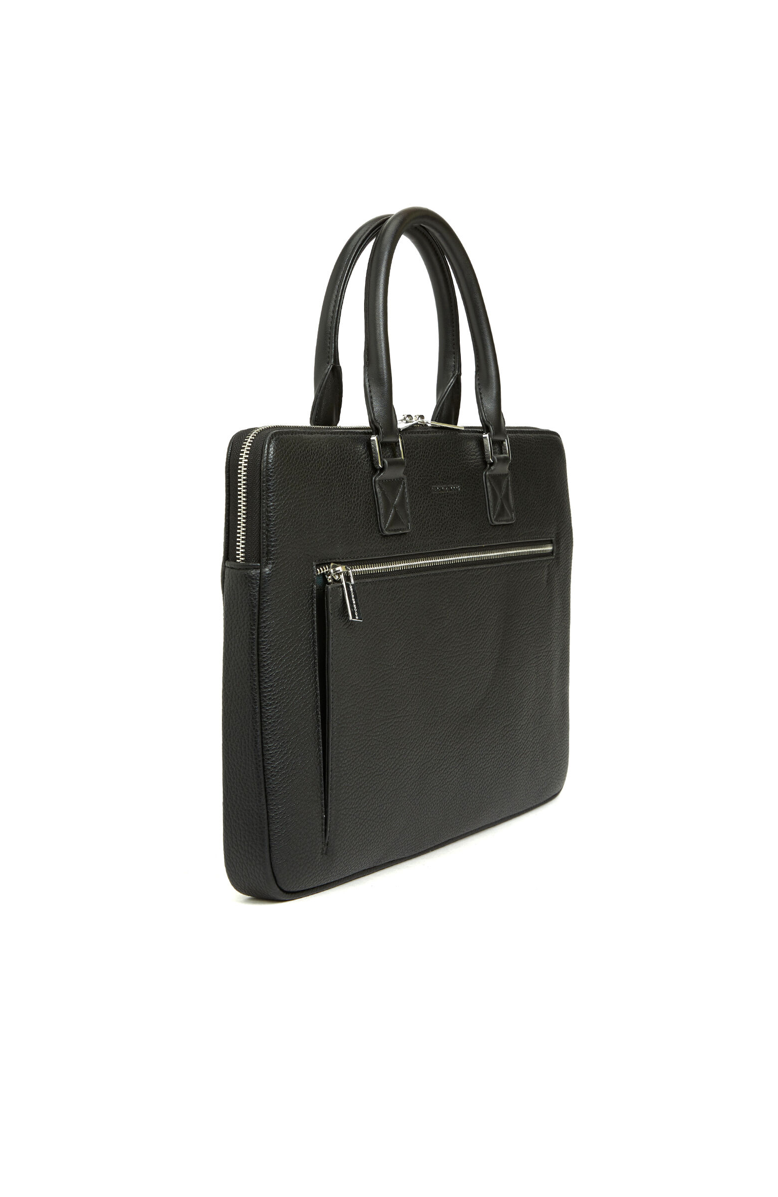 Siyah Erkek Suni Deri Laptop Çantası