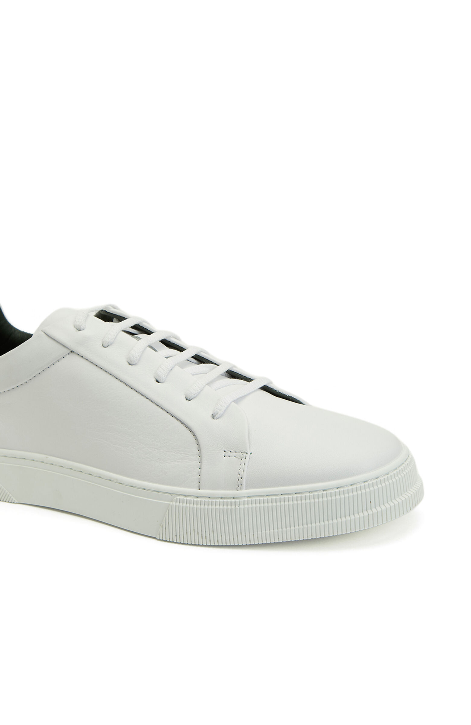 Beyaz Günlük Rahat Erkek Deri Sneaker