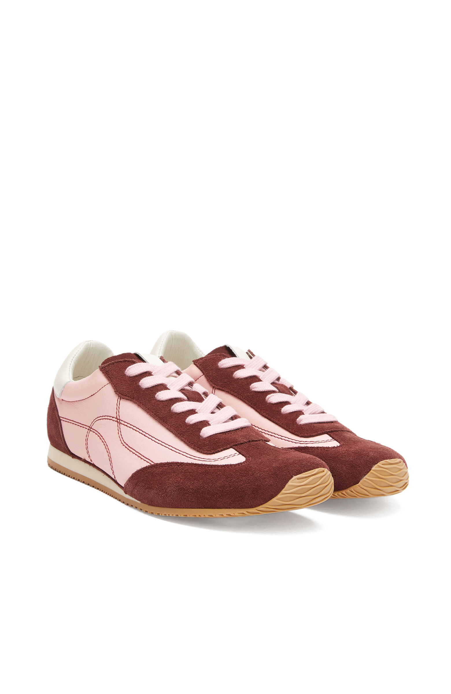 Pembe Kadın Rahat Süet Sneaker