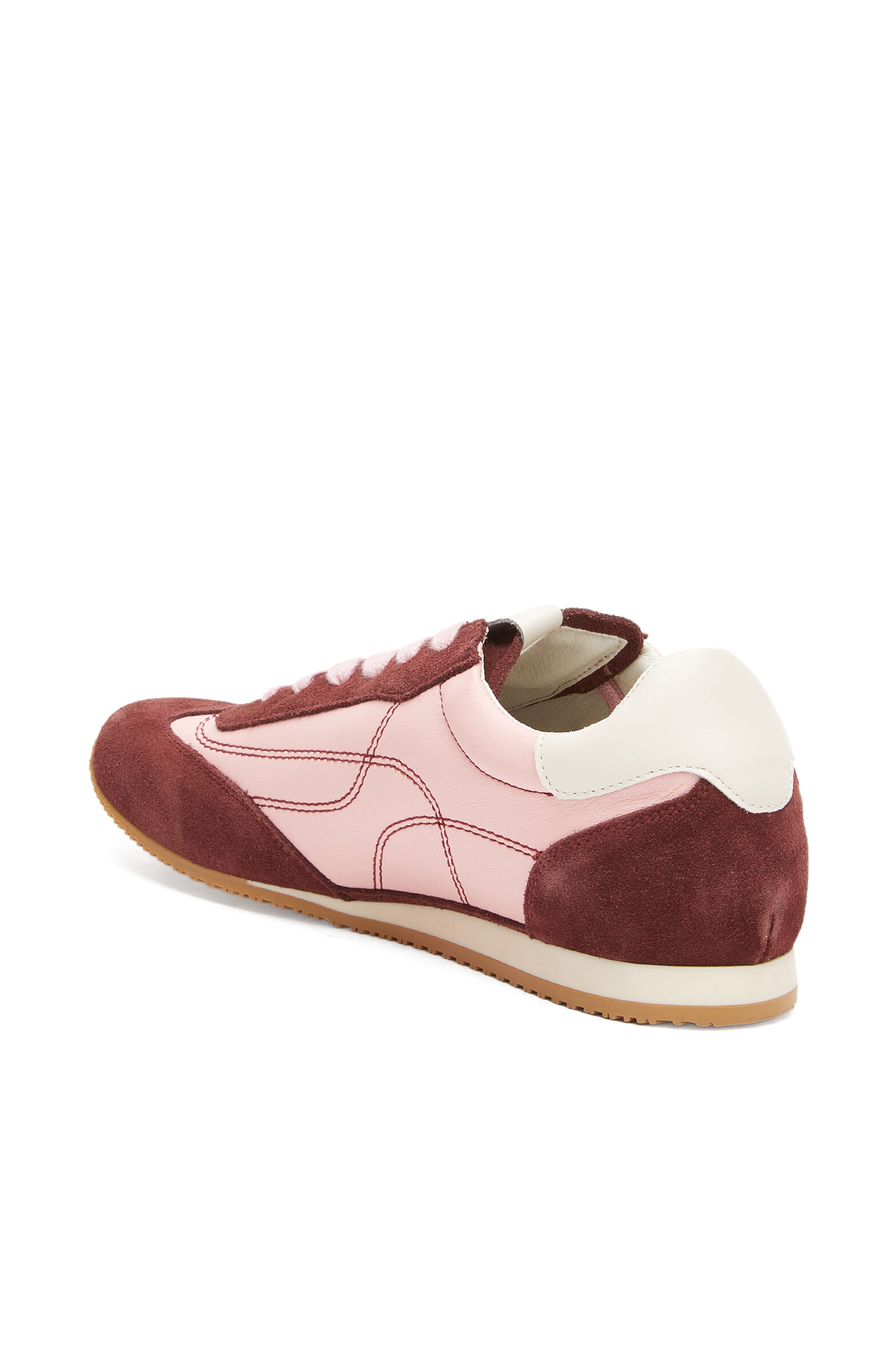 Pembe Kadın Rahat Süet Sneaker