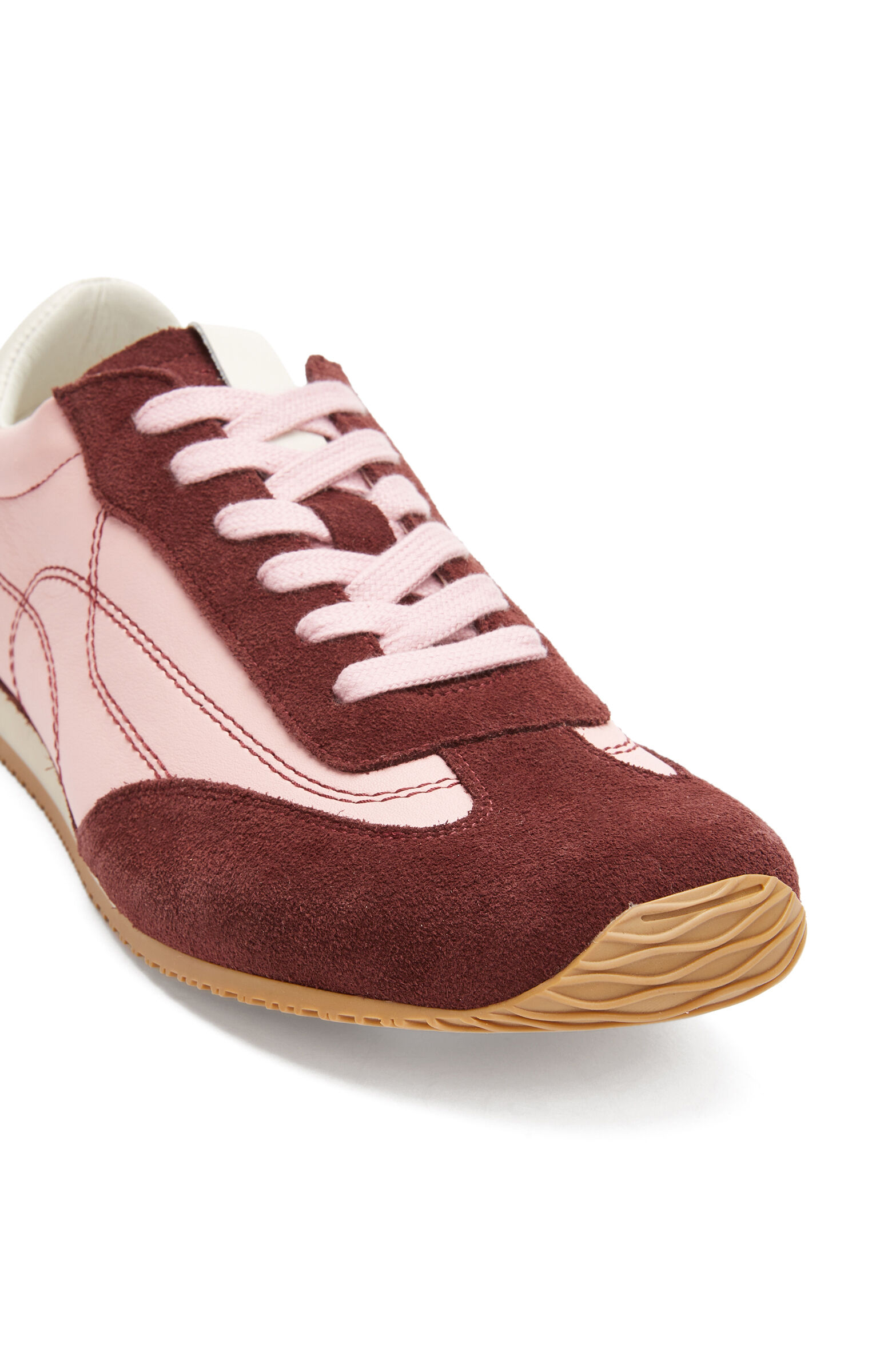 Pembe Kadın Rahat Süet Sneaker