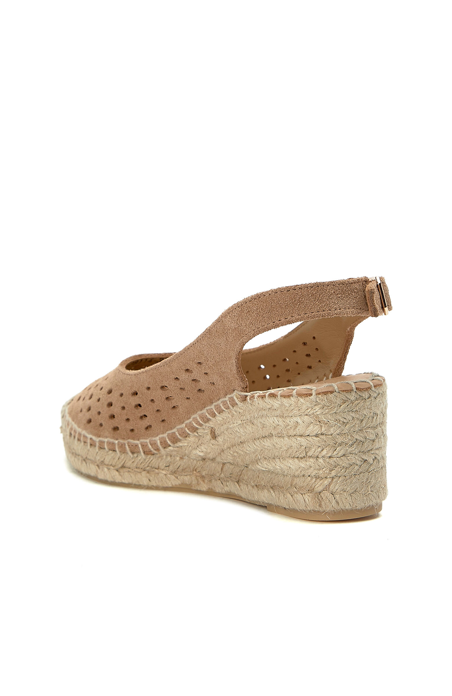 Açık Kahverengi Kadın Süet Espadril