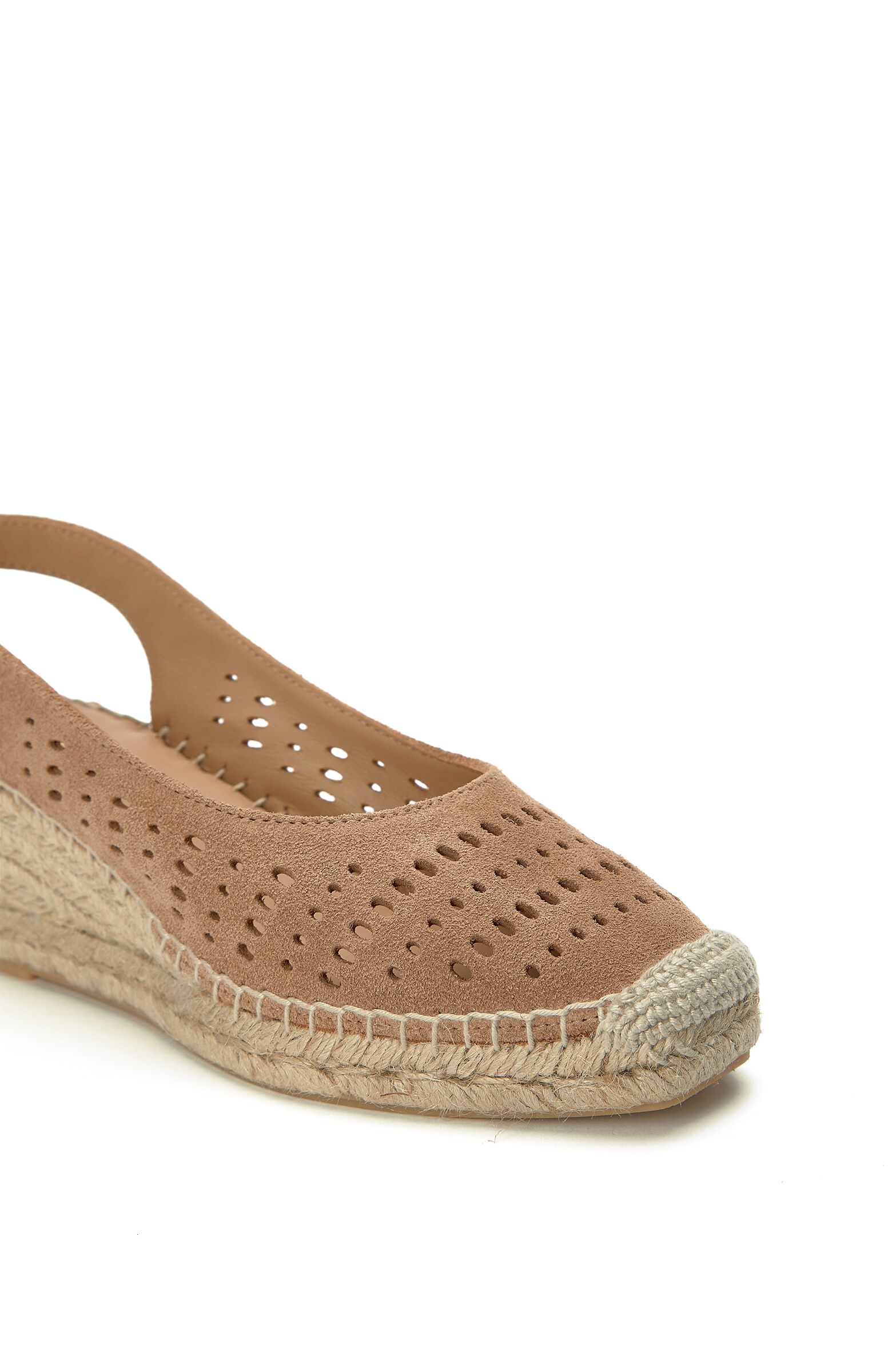 Açık Kahverengi Kadın Süet Espadril