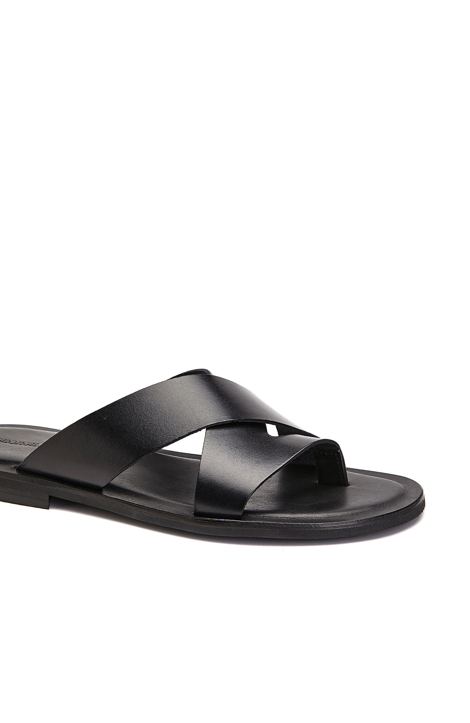 Siyah Erkek Günlük Rahat Deri Terlik