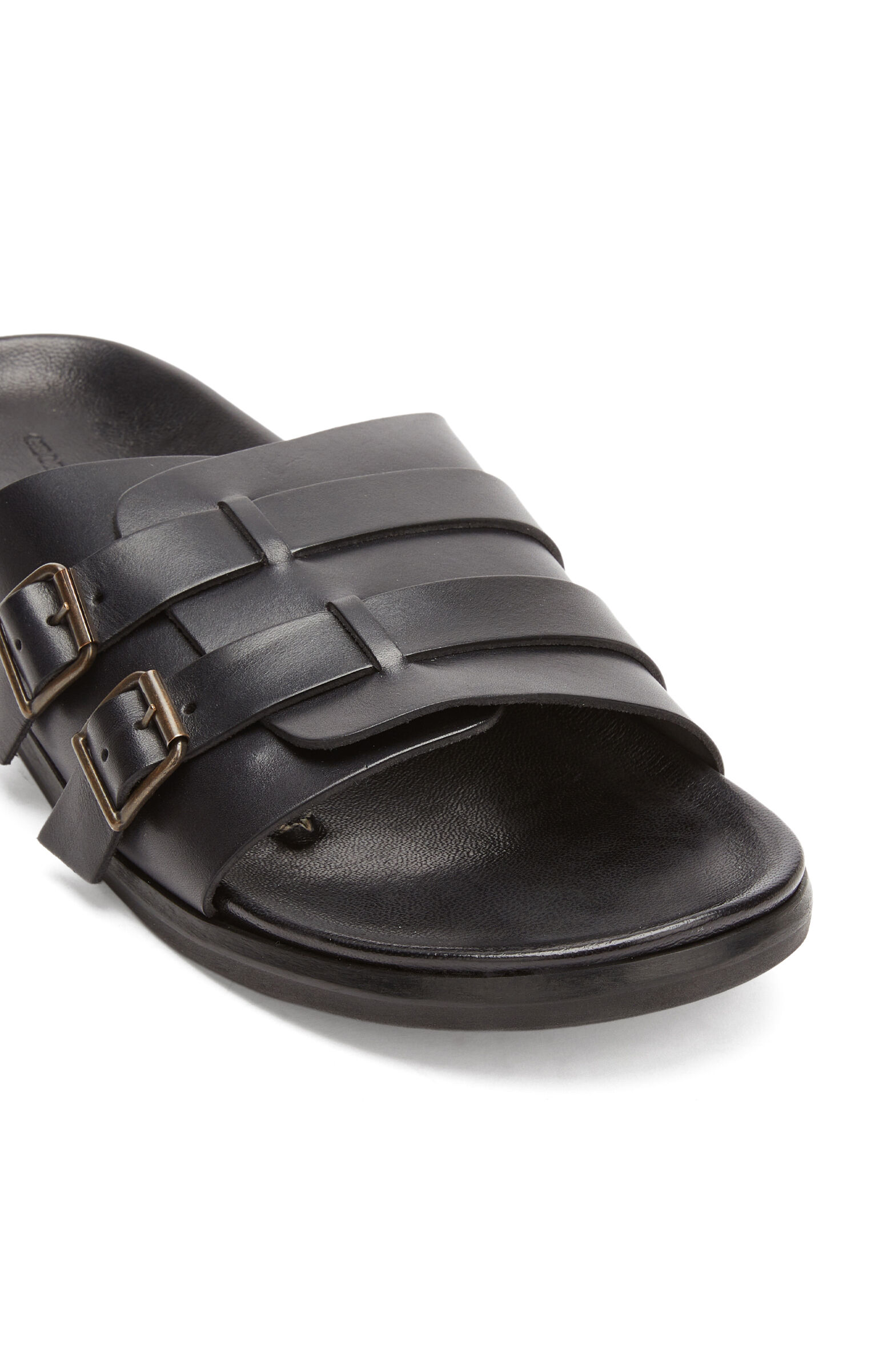 Siyah Erkek Rahat Deri Terlik