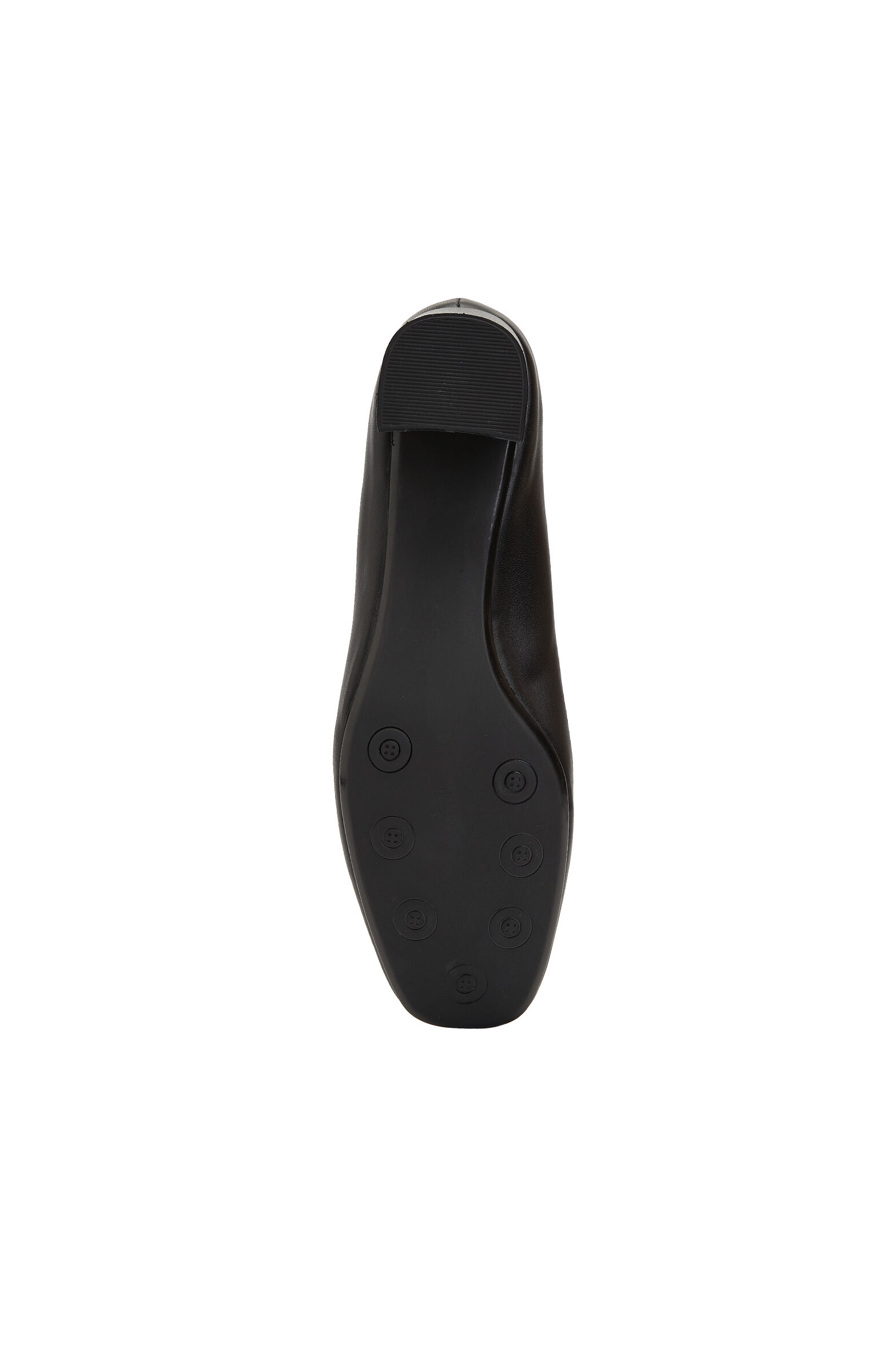 Siyah Rahat Deri Stiletto