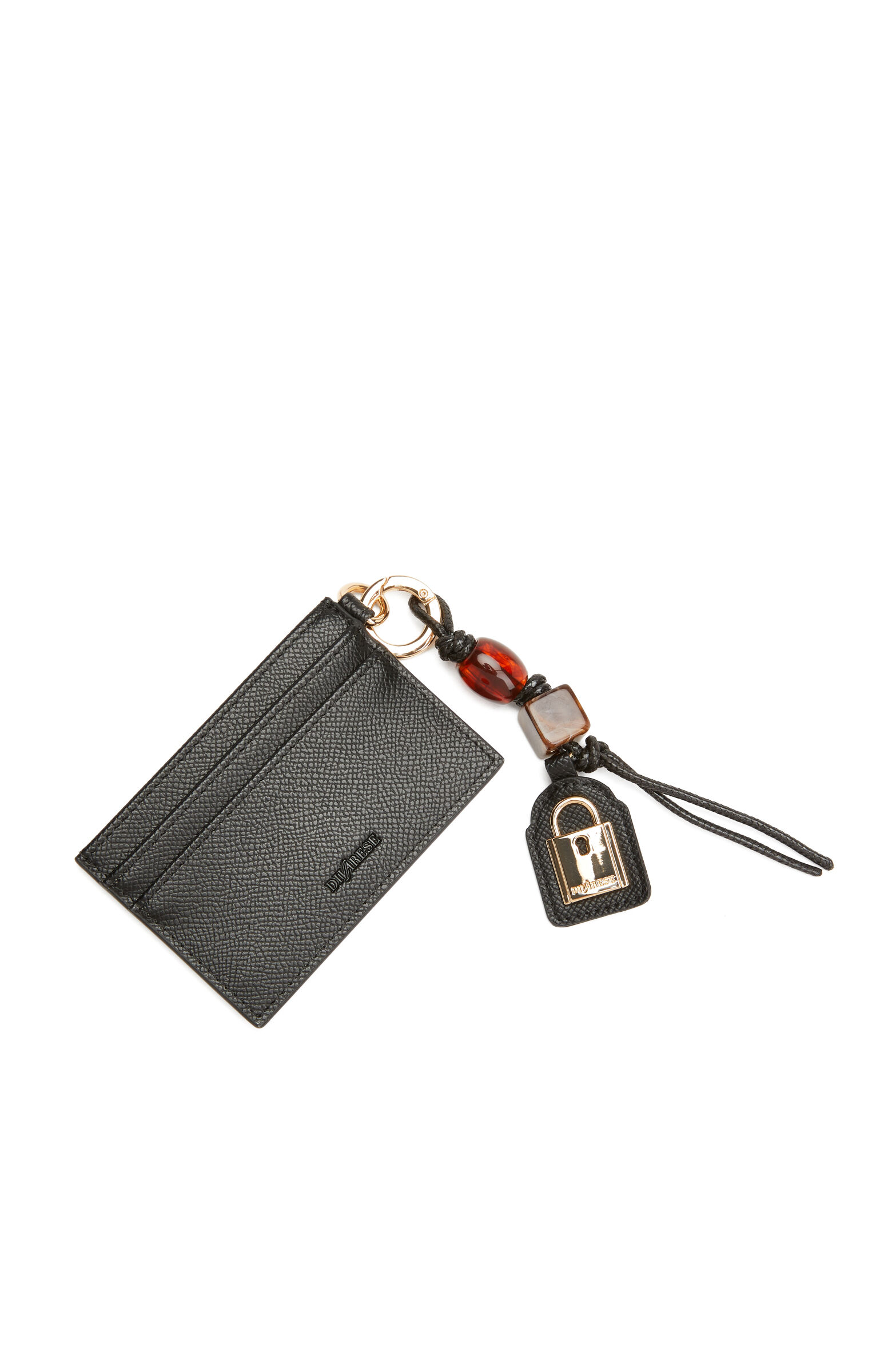 Siyah Charm Detaylı Kadın Kartlık