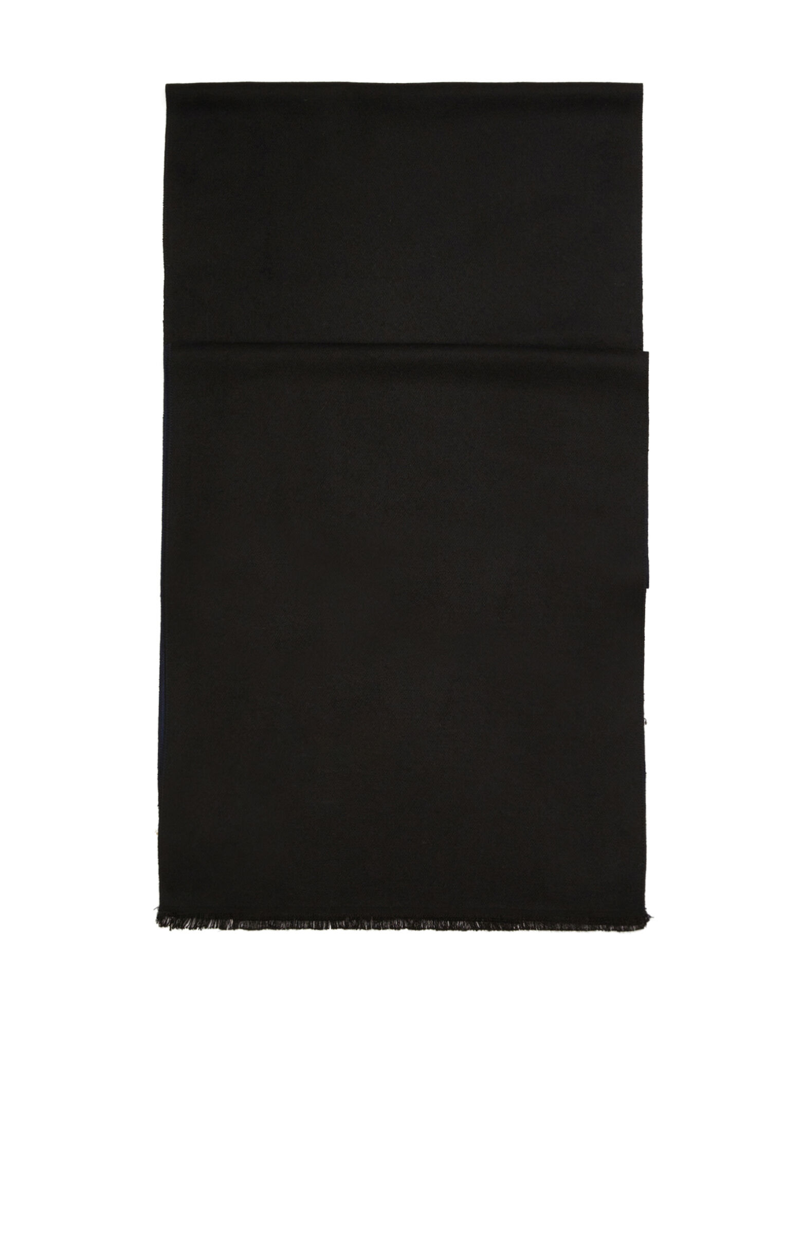 Black Double Sided Men's Soft Scarf