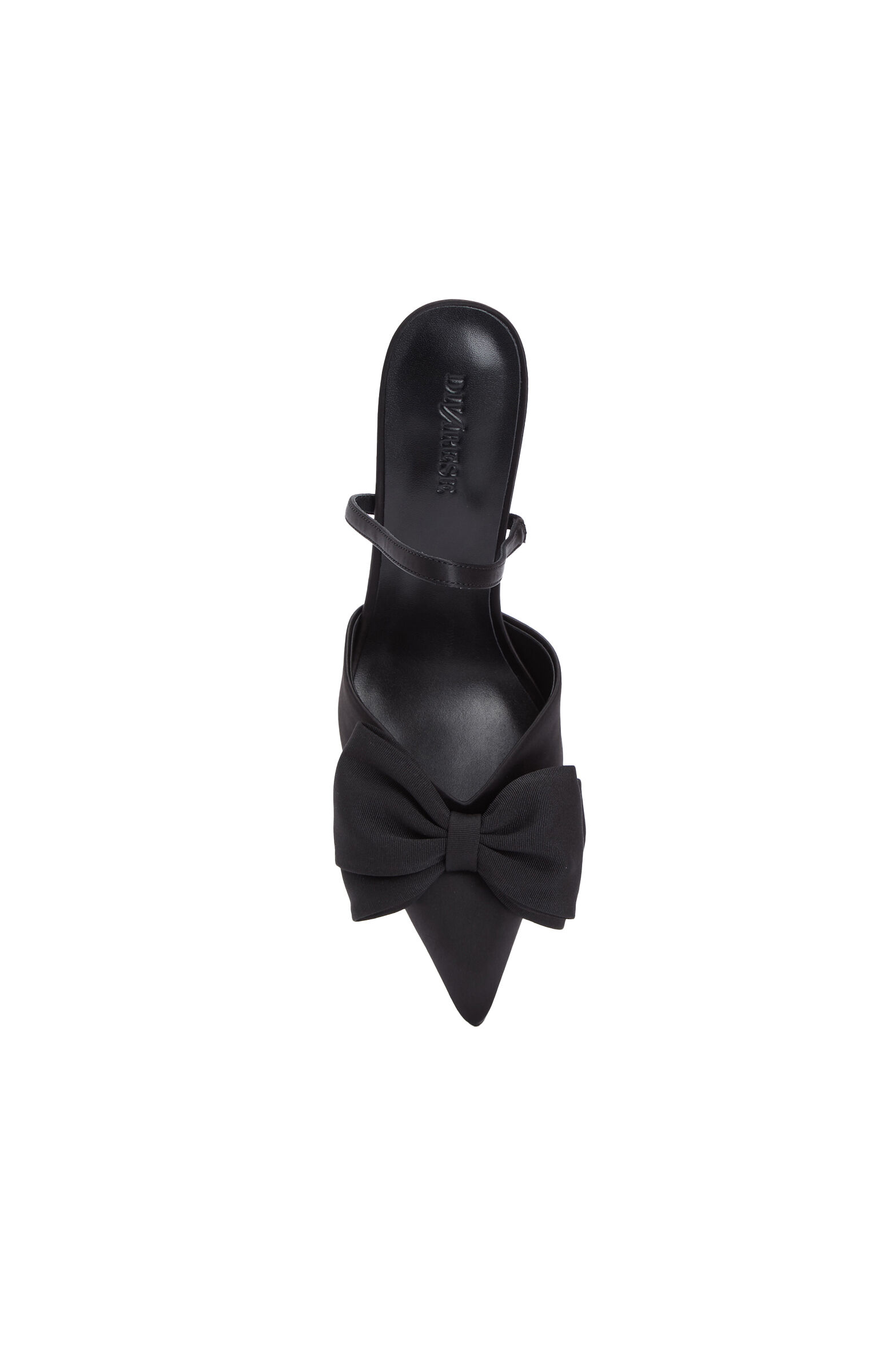 Black Buckle Detailed Stiletto