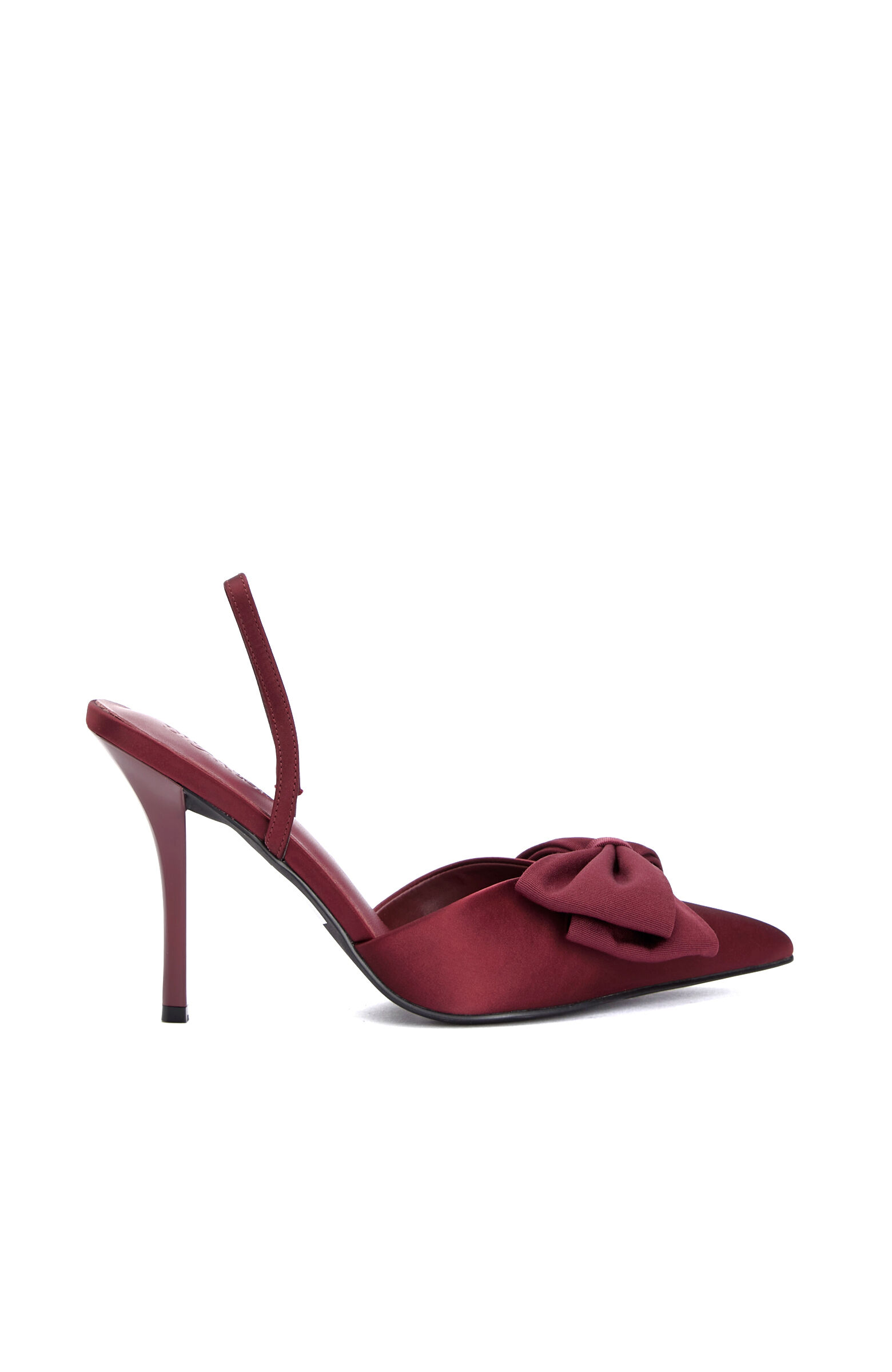 Black Buckle Detailed Stiletto