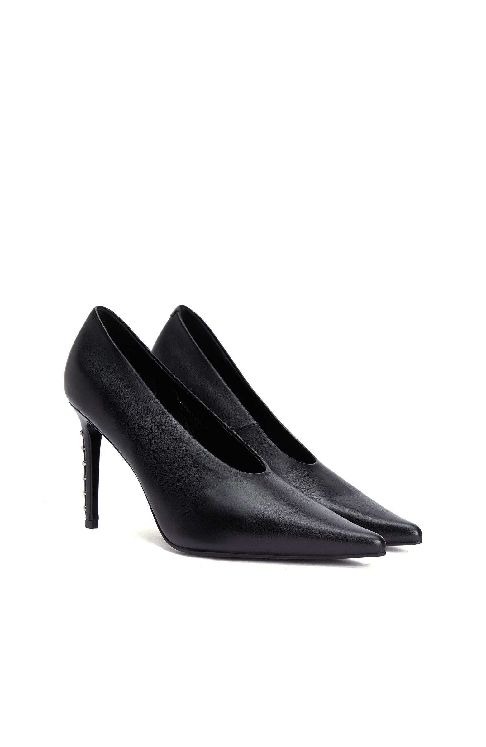 Siyah Rahat Süet Stiletto