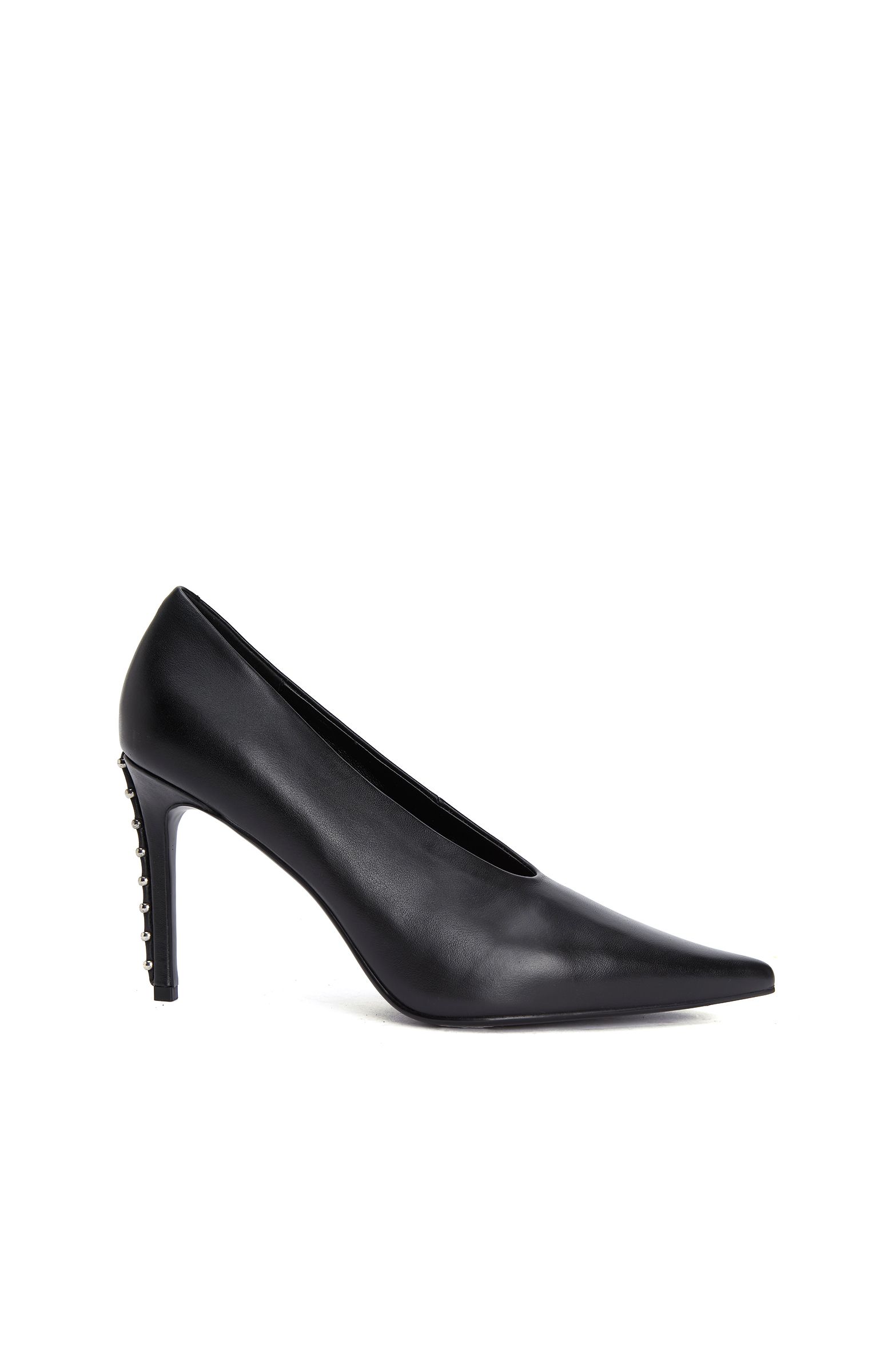 Siyah Rahat Süet Stiletto