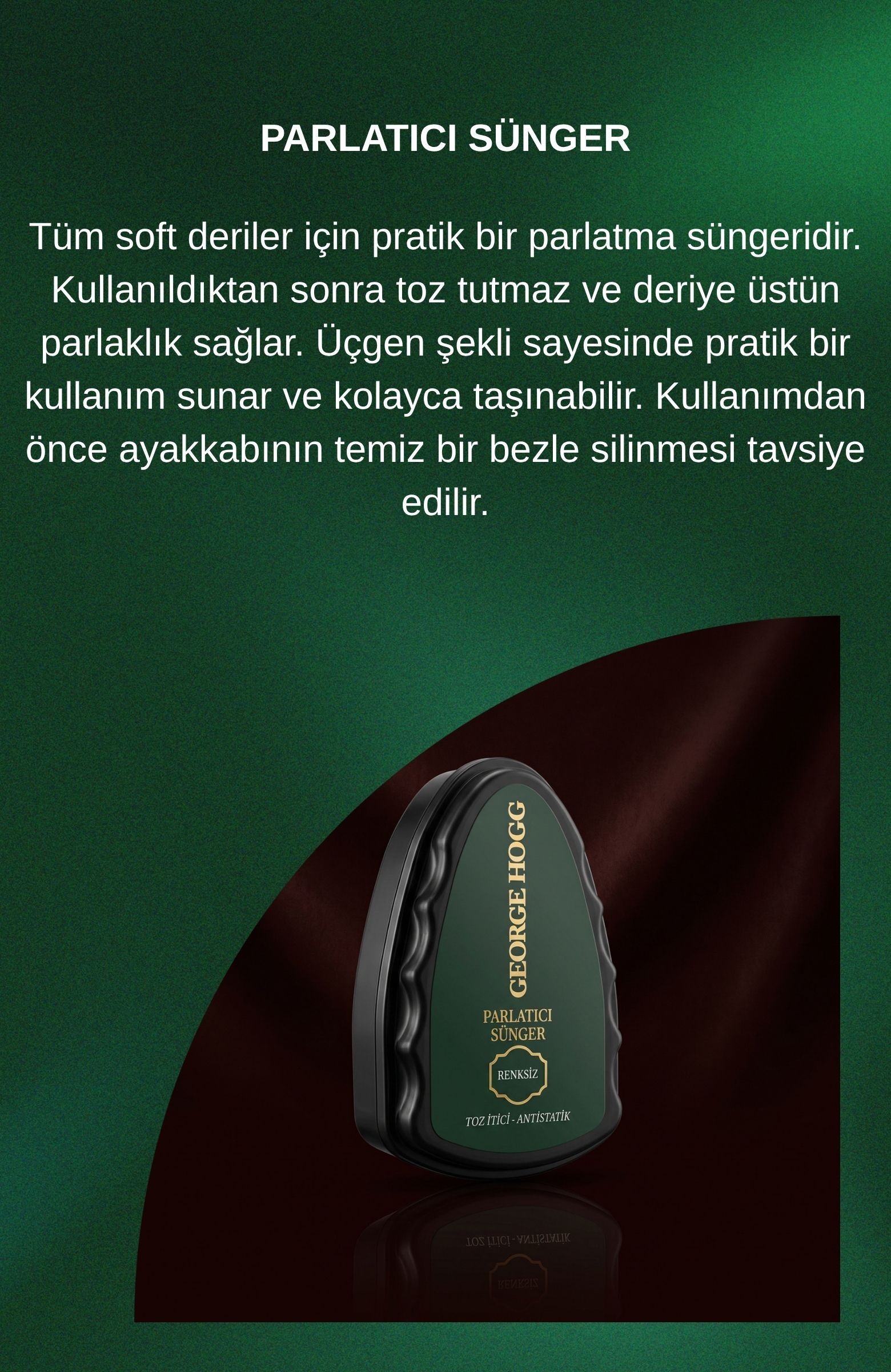 Deri Parlatıcı Sünger