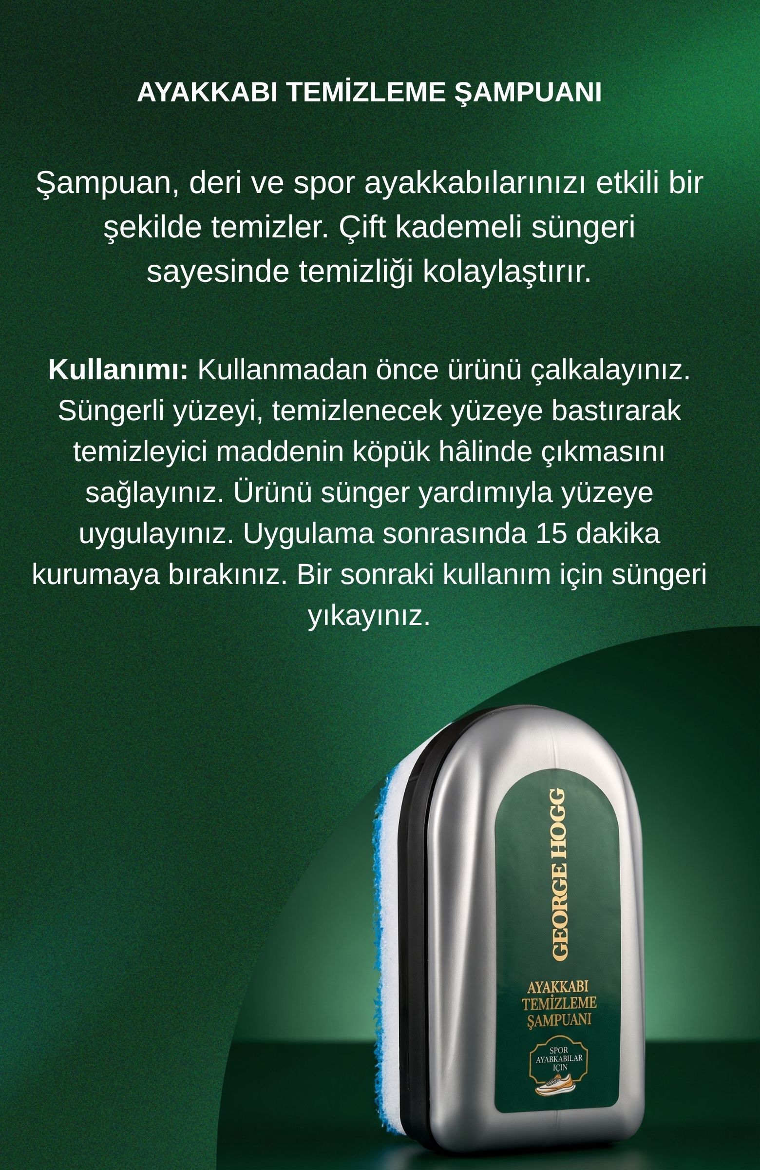 Spor Ayakkabı Temizleme Süngeri