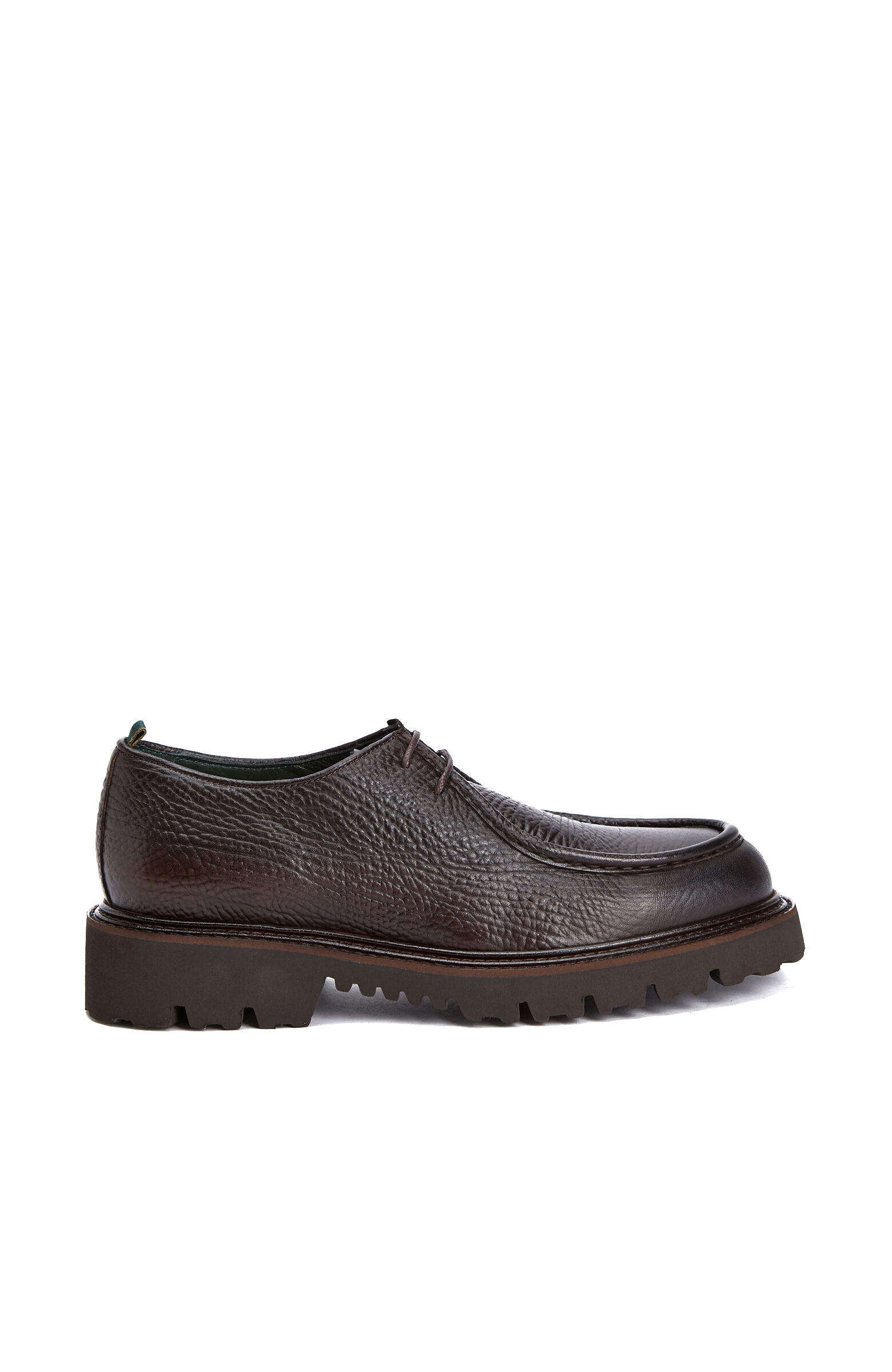 Brown Men's Leather Floater Shoes