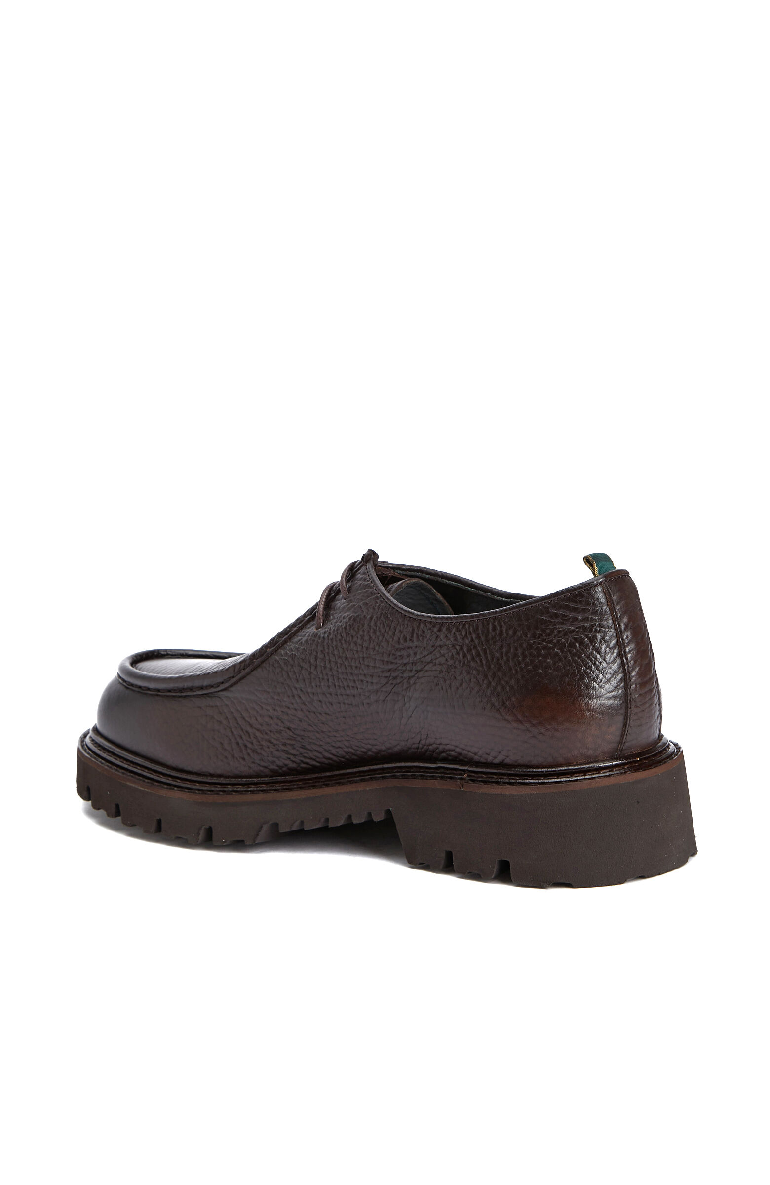 Brown Men's Leather Floater Shoes