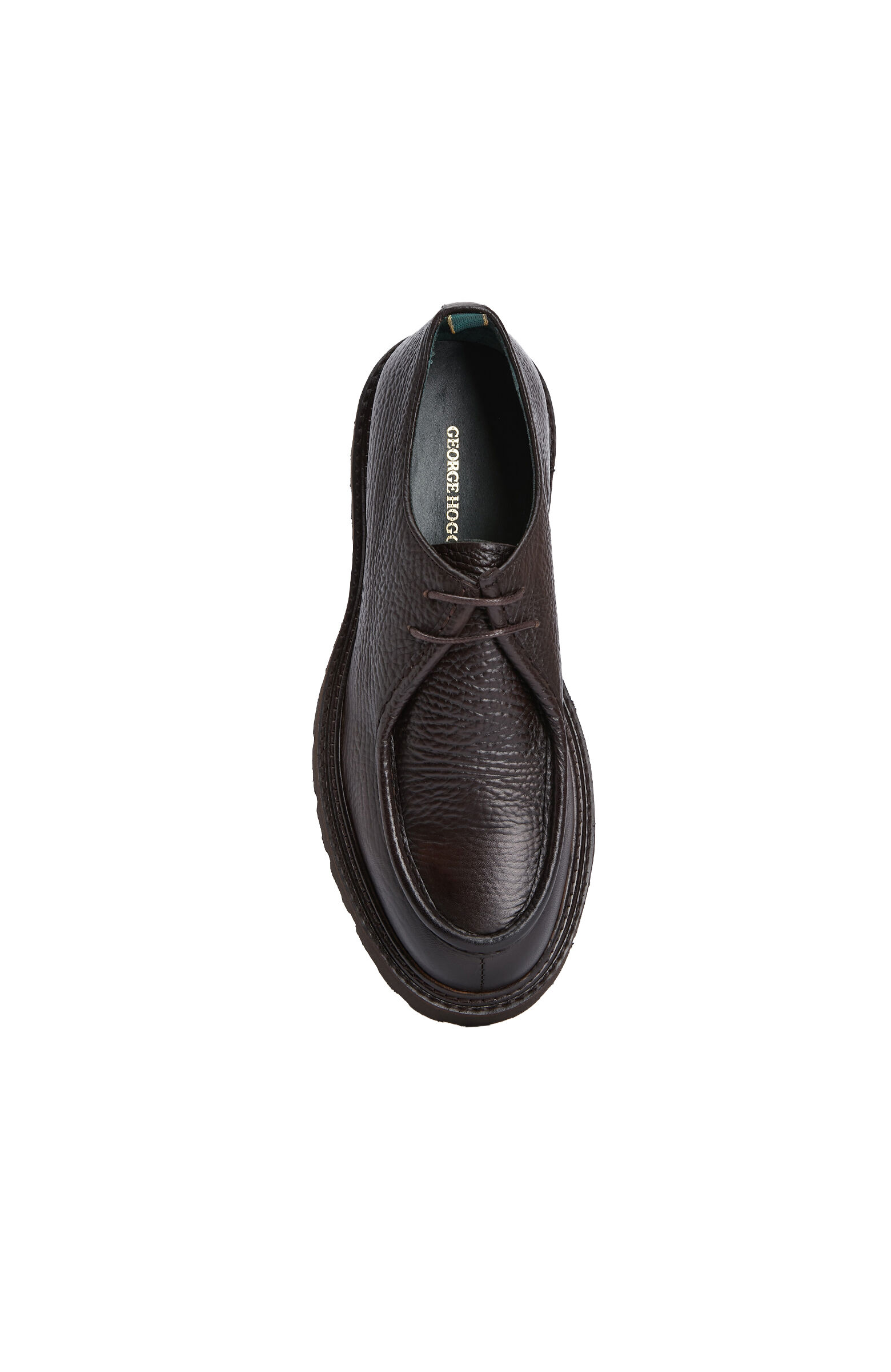 Brown Men's Leather Floater Shoes