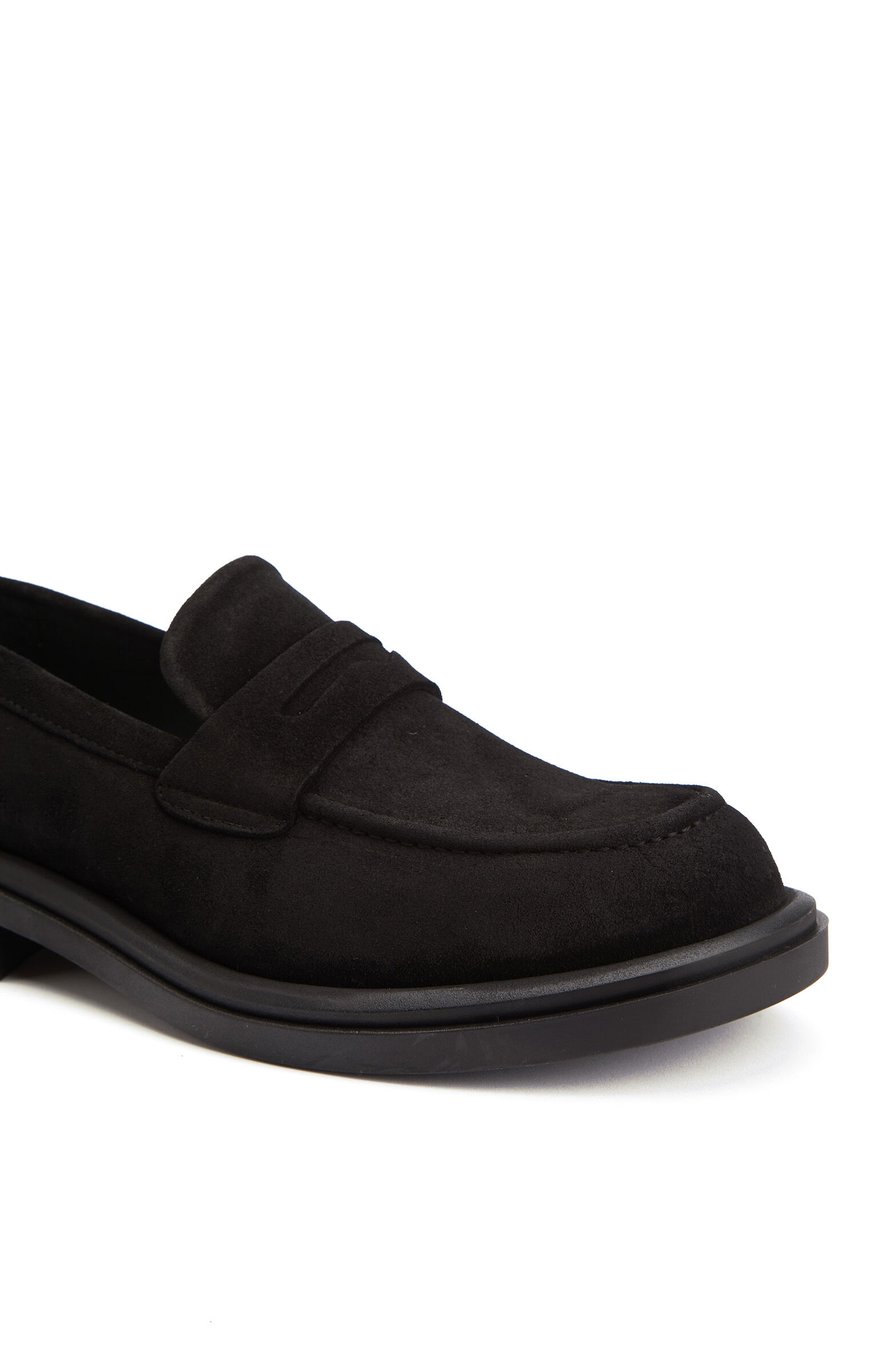 Siyah Erkek Süet Loafer