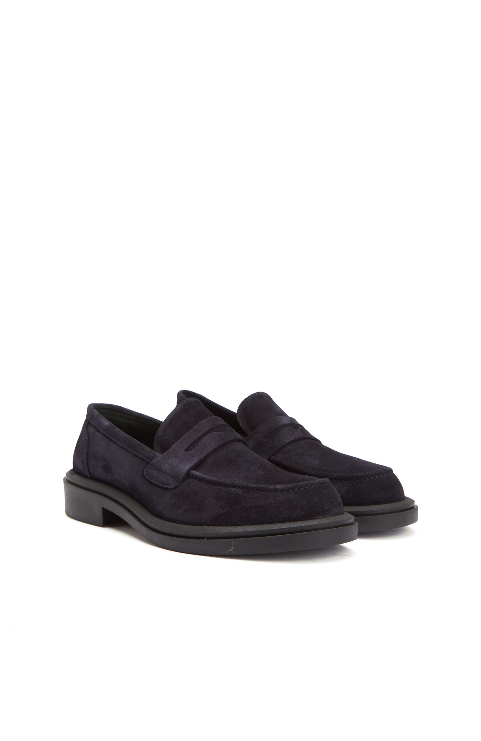 Lacivert Erkek Süet Loafer