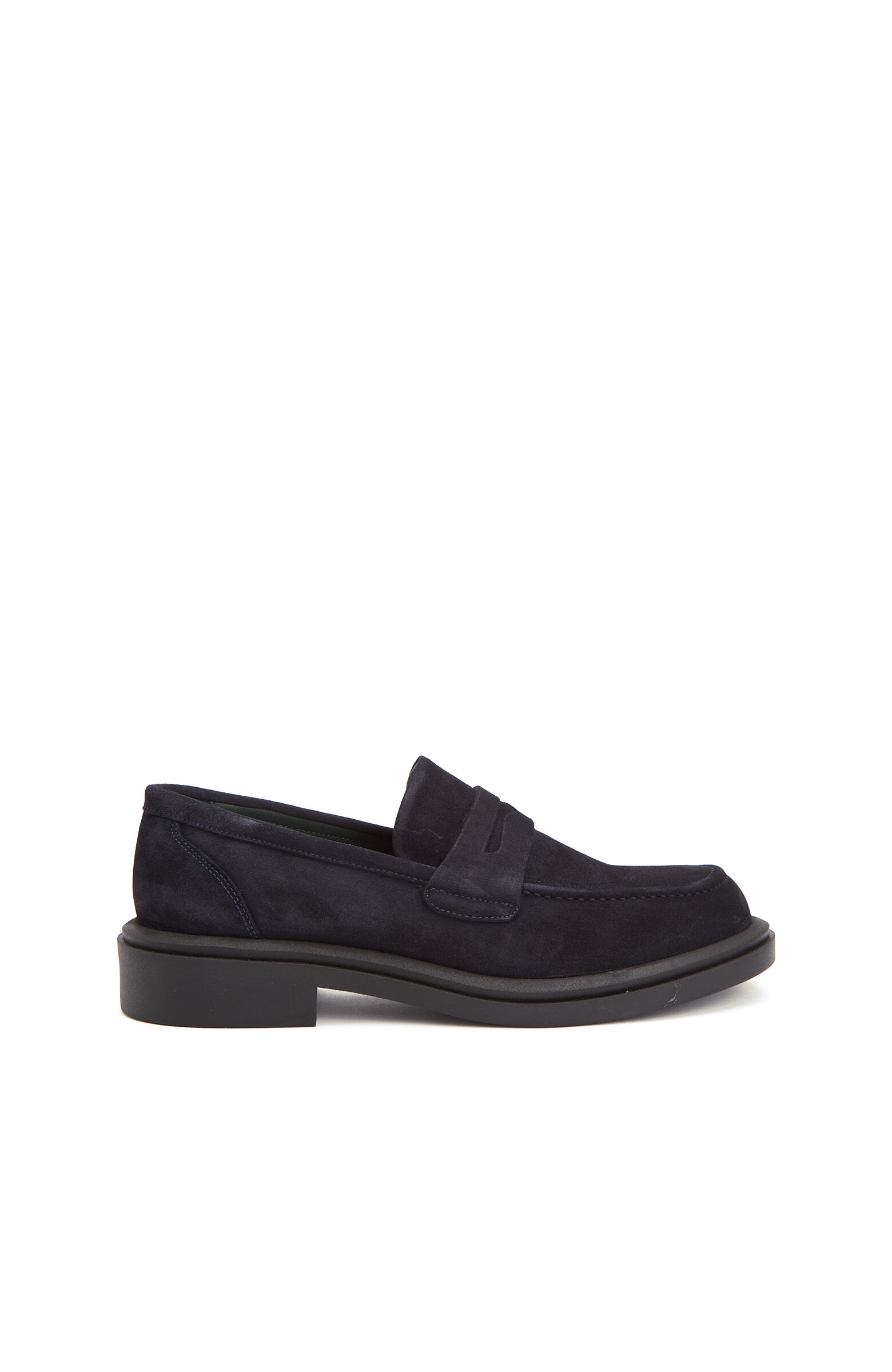 Lacivert Erkek Süet Loafer