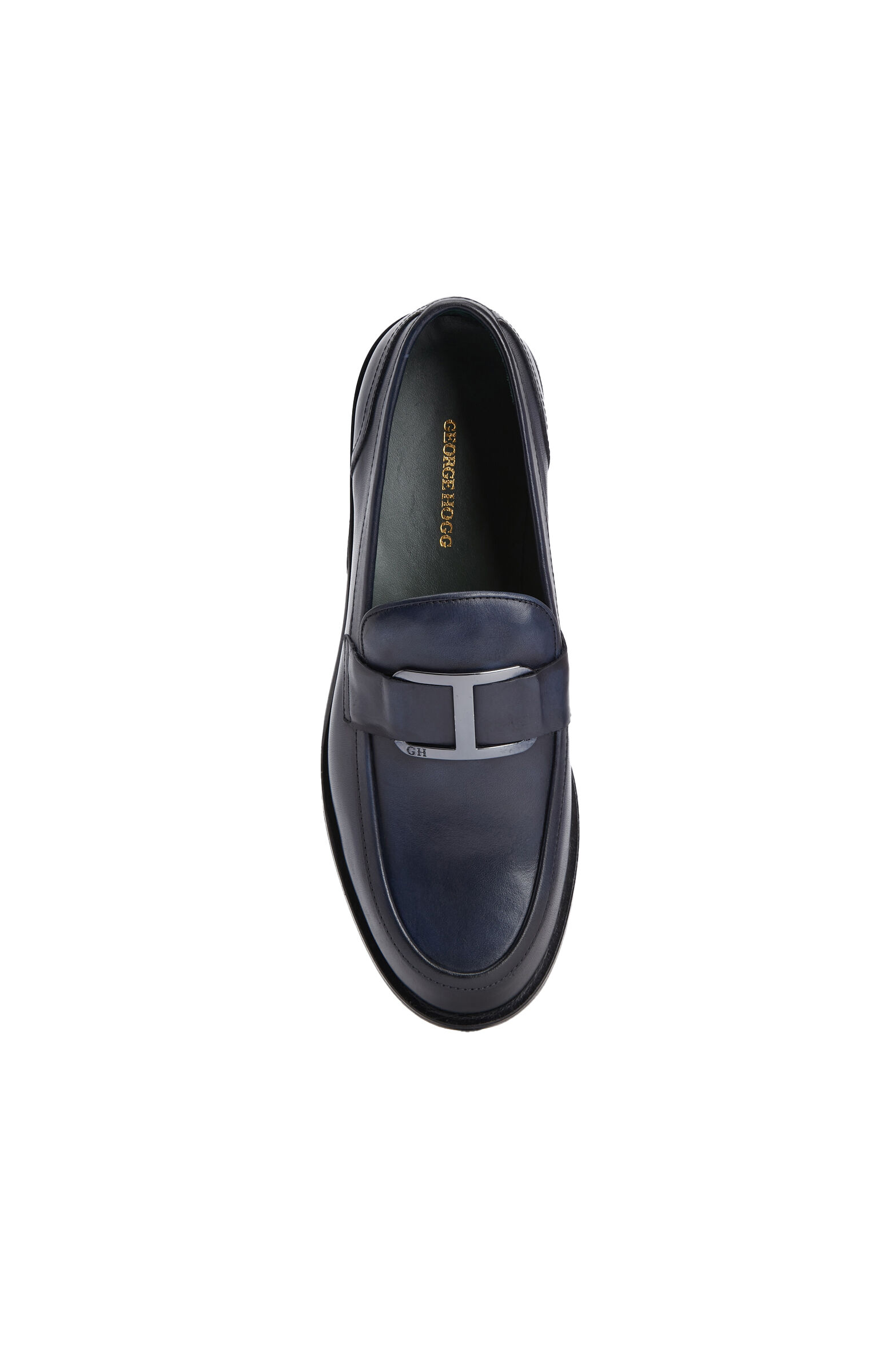Lacivert Toka Detaylı Erkek Deri Loafer