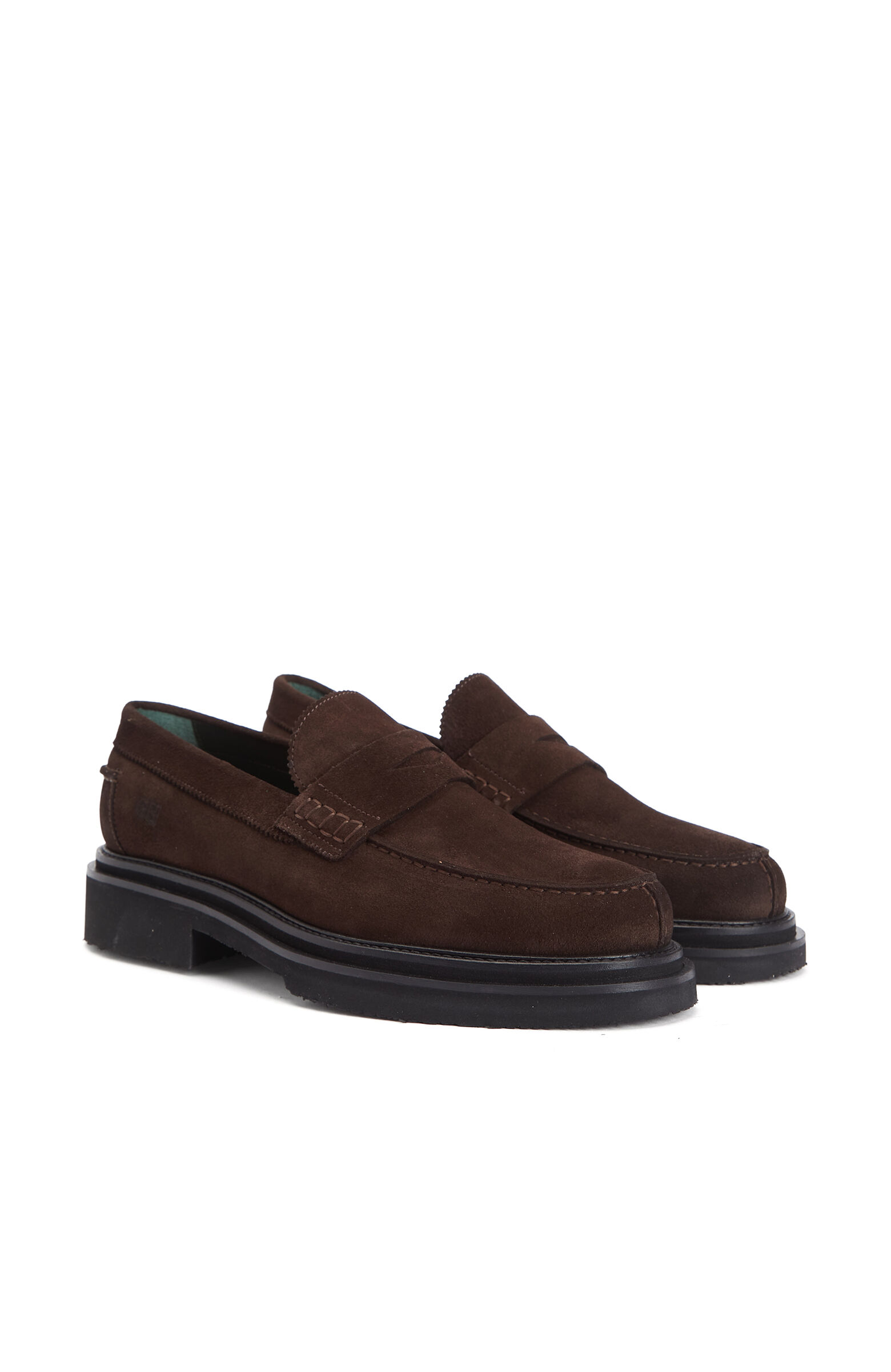 Kahverengi Erkek Süet Loafer
