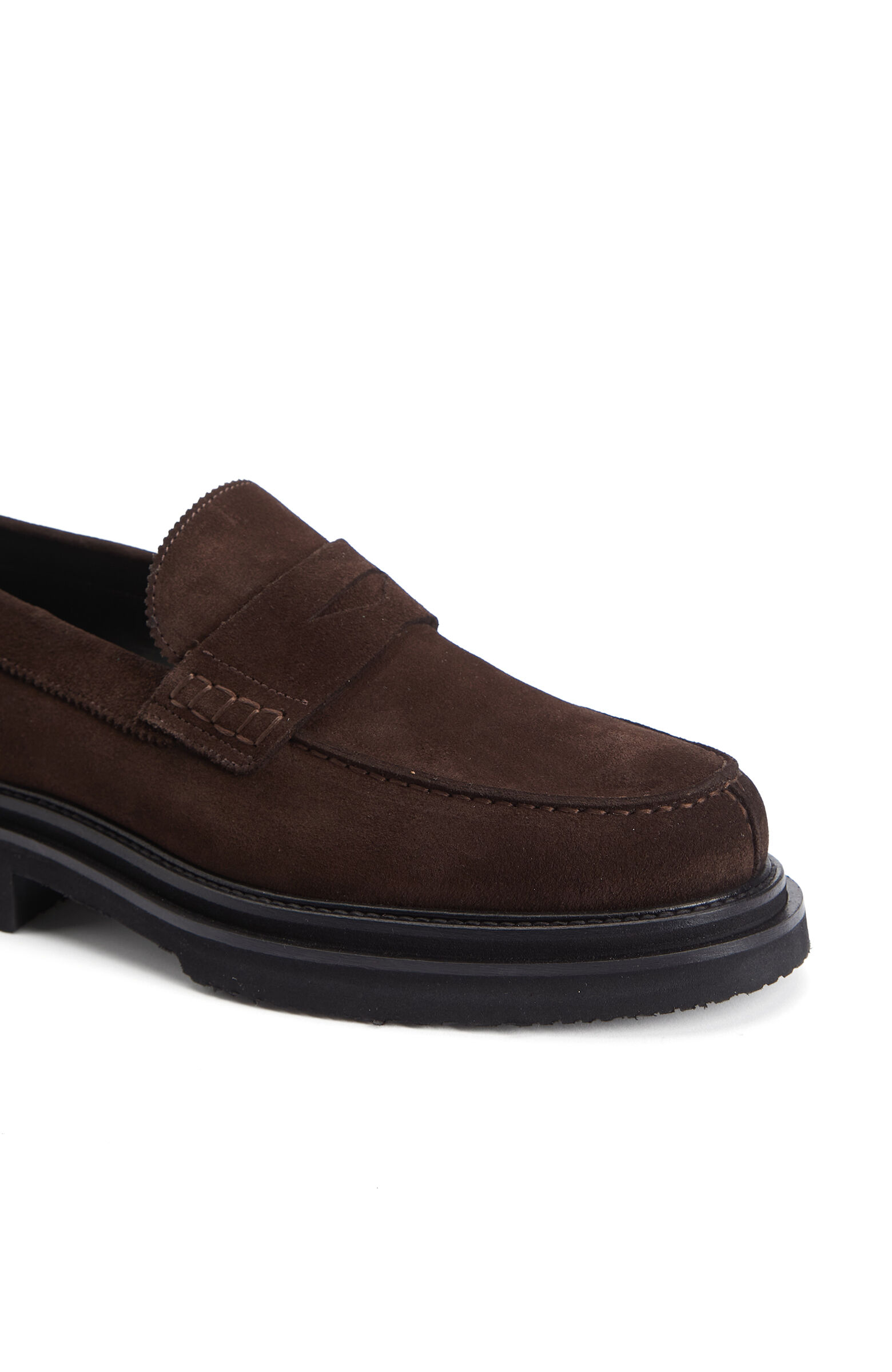 Kahverengi Erkek Süet Loafer