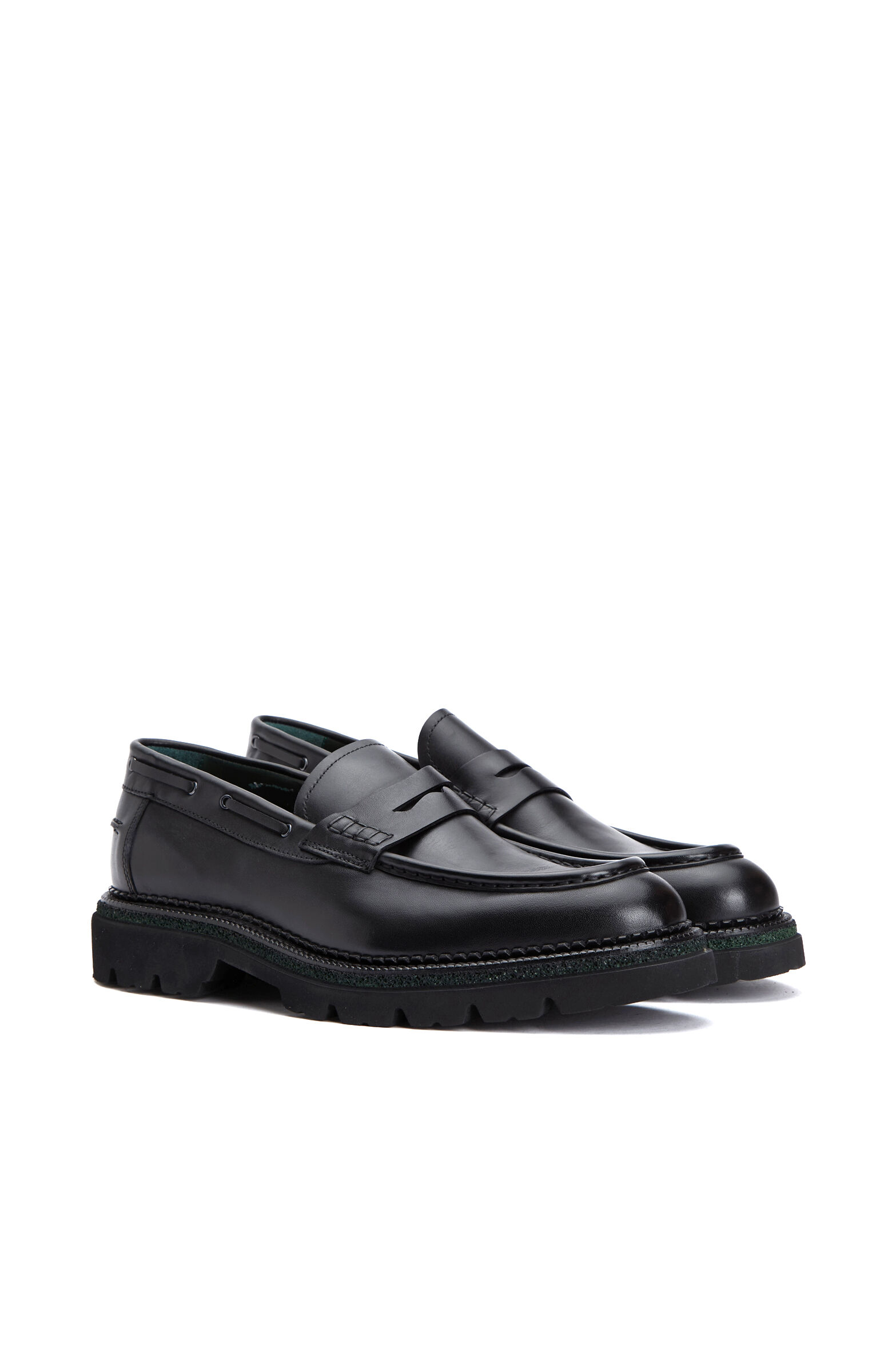 Siyah Erkek Deri Loafer
