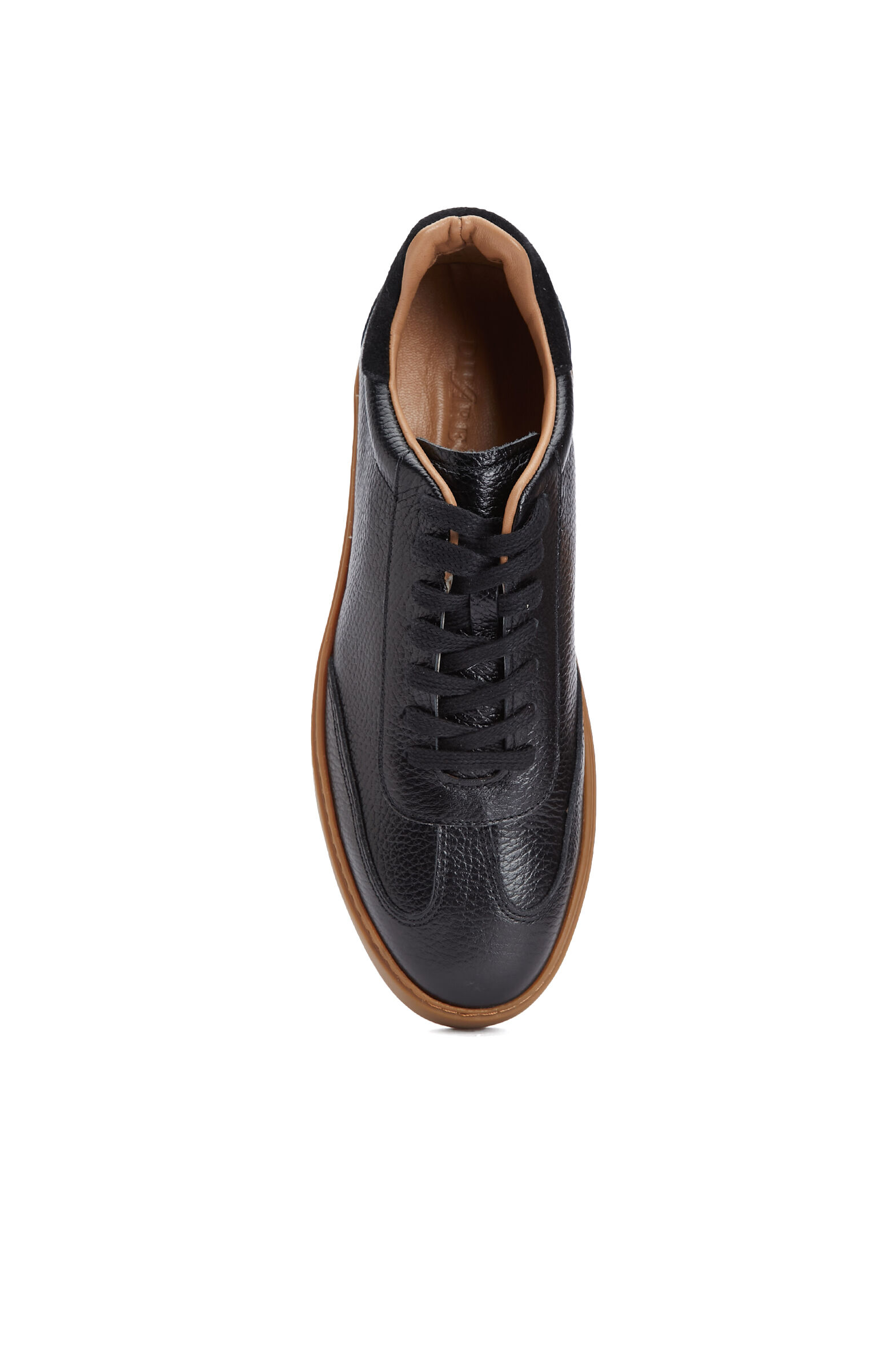 Siyah Erkek Floter Deri Sneaker