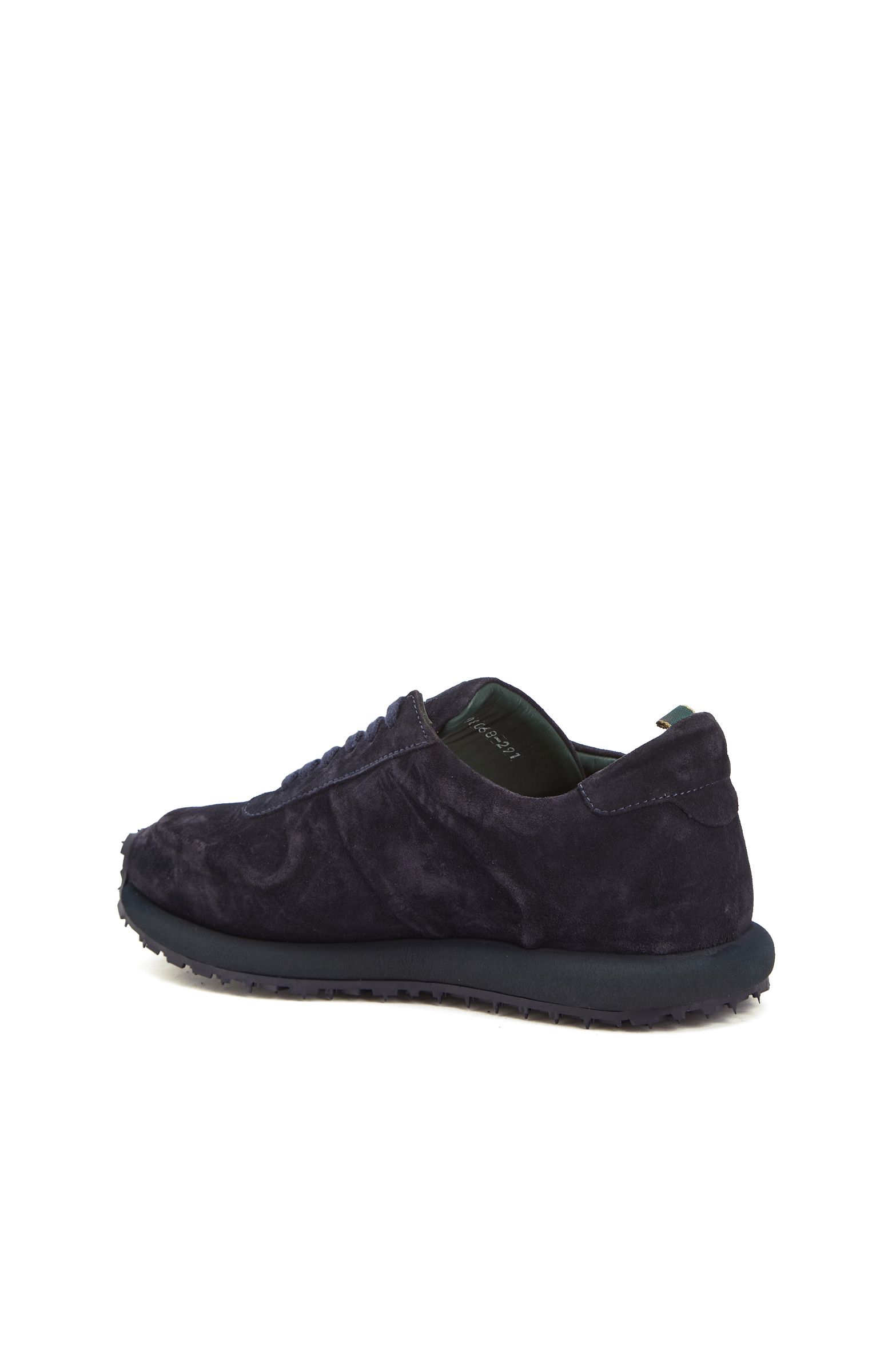 Lacivert Kabartma Desenli Erkek Süet Sneaker