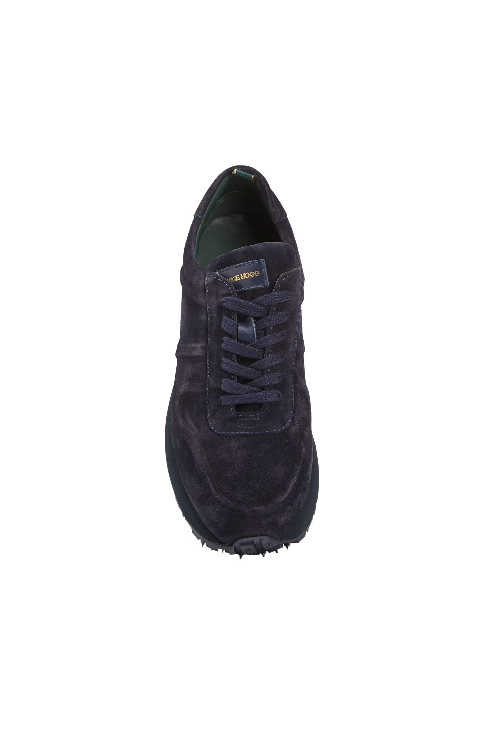 Lacivert Kabartma Desenli Erkek Süet Sneaker