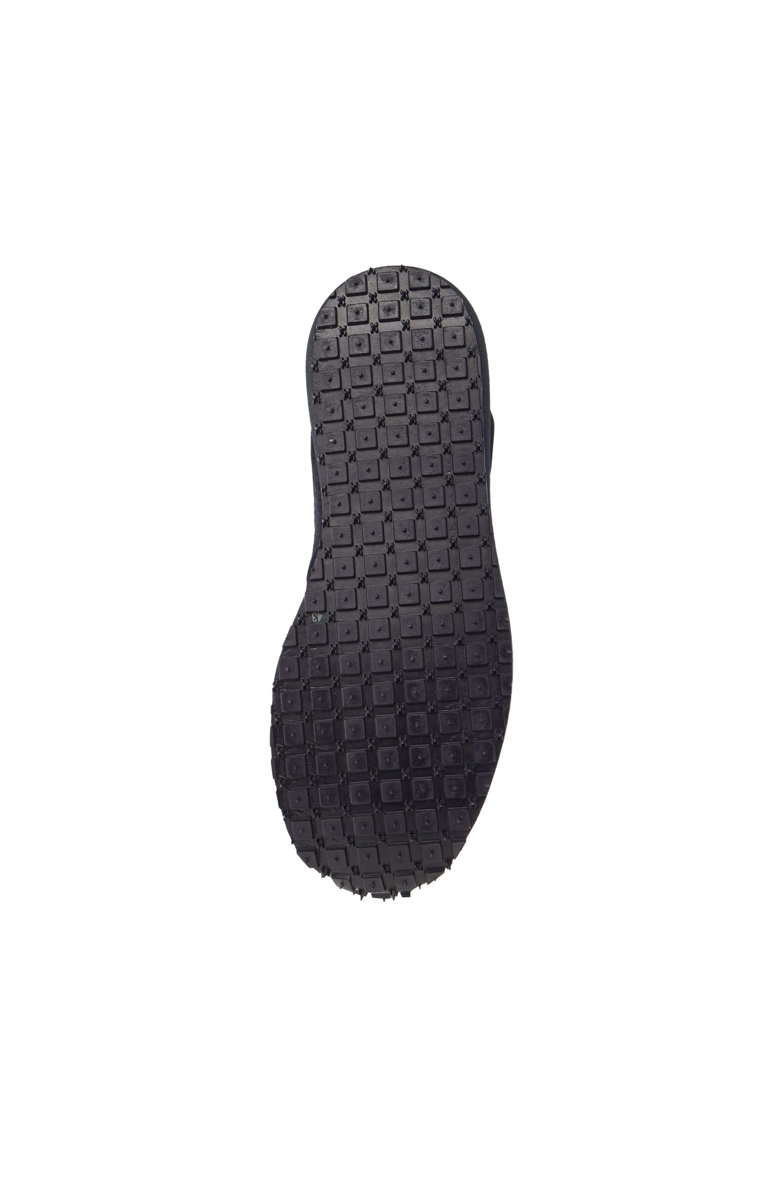Lacivert Kabartma Desenli Erkek Süet Sneaker