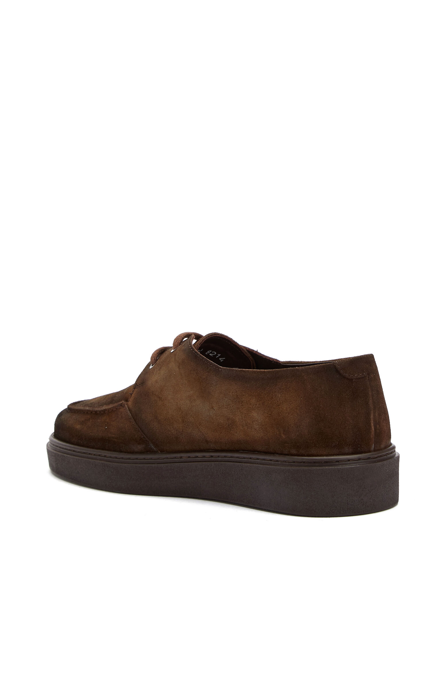 Kahverengi Saraç Detaylı Erkek Süet Loafer