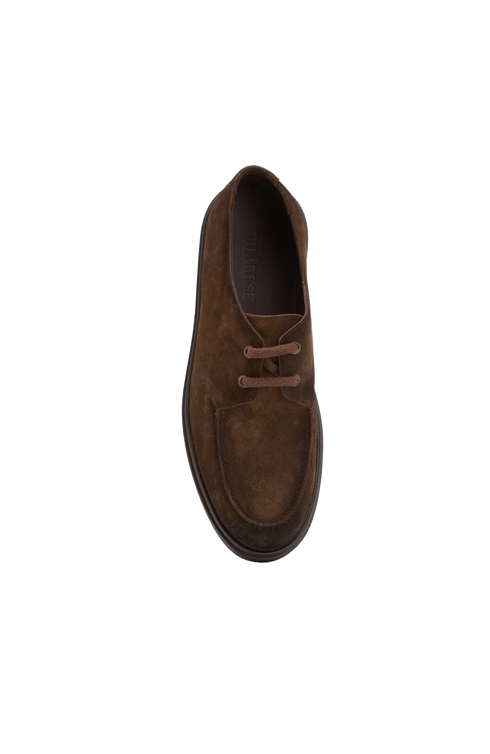Kahverengi Saraç Detaylı Erkek Süet Loafer