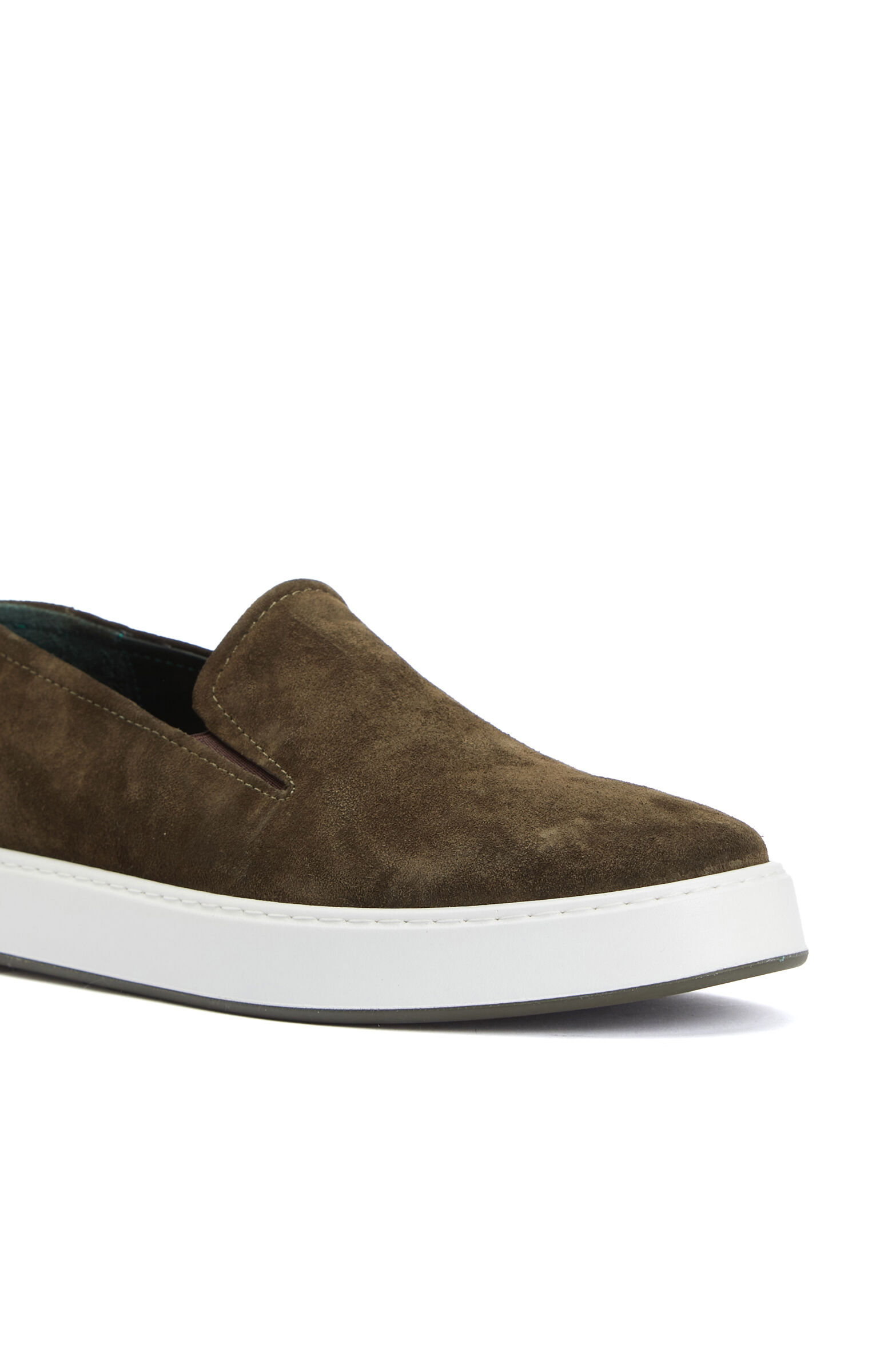 Haki Erkek Süet Loafer